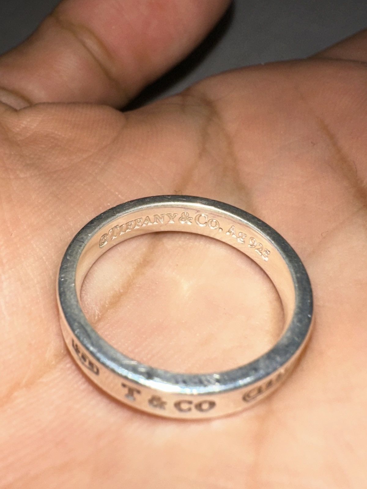 Tiffany & Co. Tiffany 1837 Narrow Silver Ring Size ONE SIZE - 2 Thumbnail
