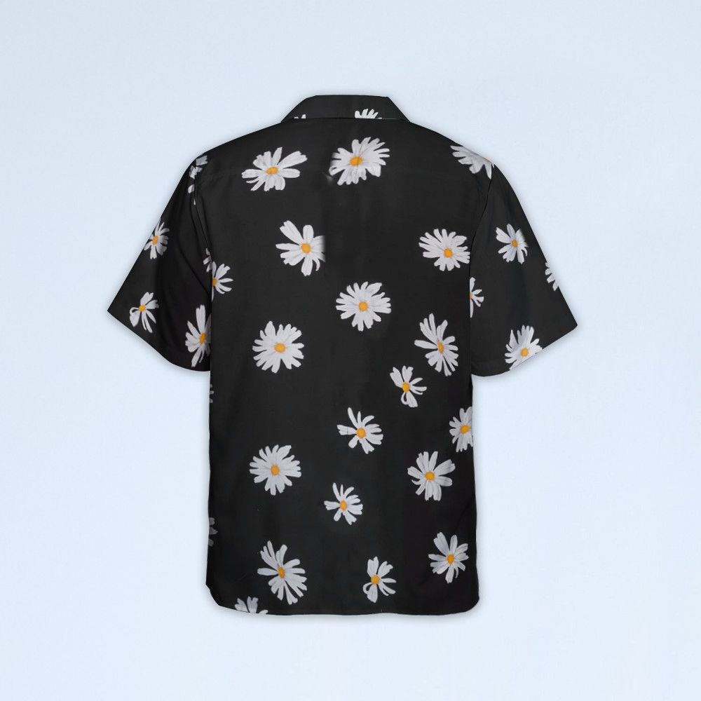 Designer × The Unbranded Brand Twill Shirt Allover Daisy | Floral Motif Statement Piece Size US S / EU 44-46 / 1 - 3 Thumbnail