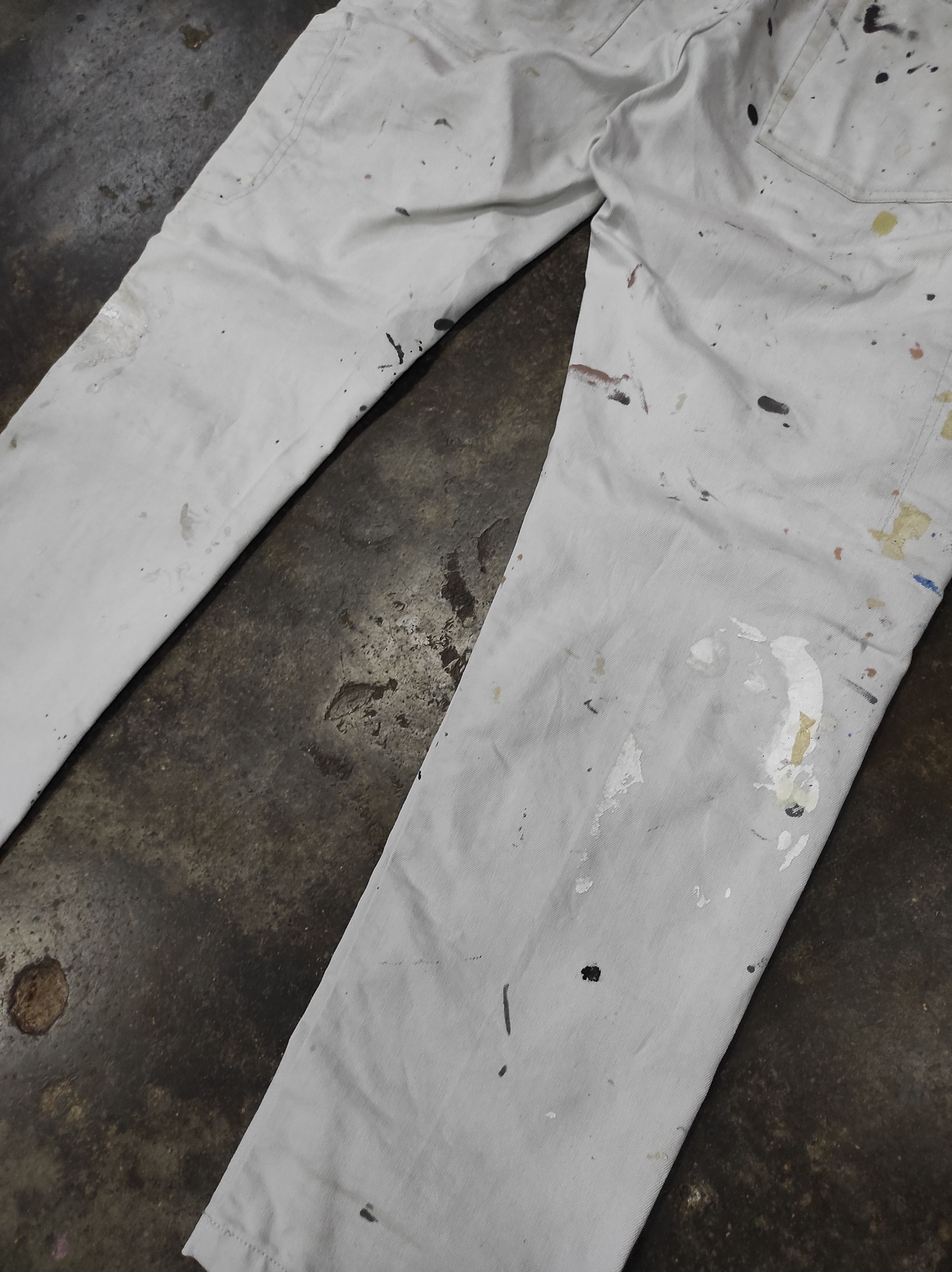 Japanese Brand FIELDCORE PAINT SPLATTER PANTS Size US 38 / EU 54 - 8 Thumbnail