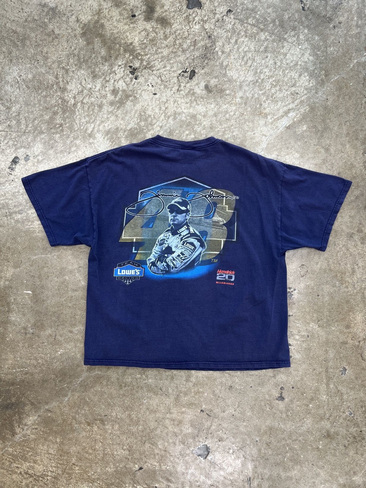 NASCAR Vintage NASCAR 48 Jimmie Johnson Team Lowes Tee XL Size US XL / EU 56 / 4 - 2 Thumbnail