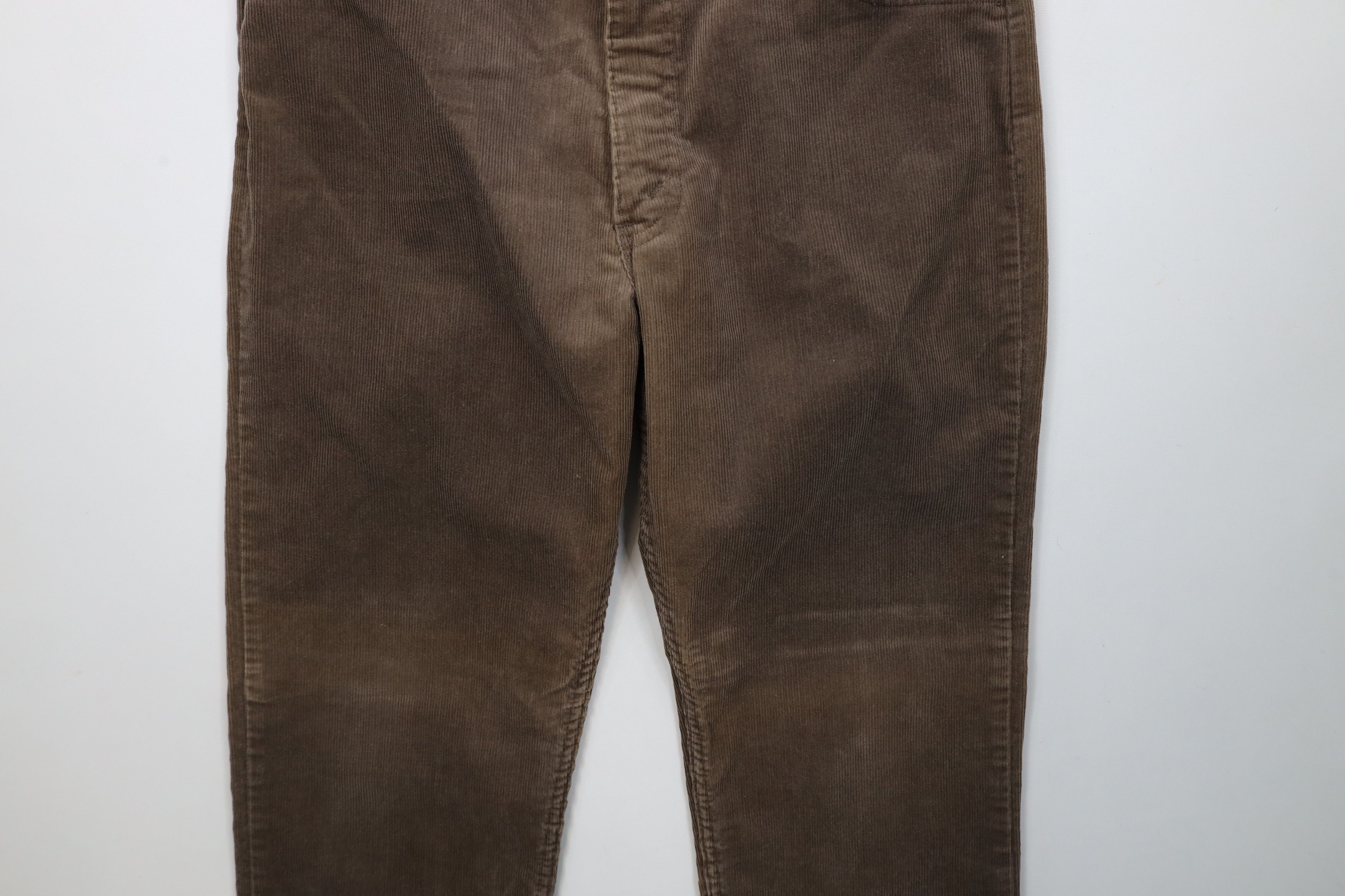 Levi's × Vintage Vintage 70s 80s Levis Leg Corduroy Chino Pants Brown USA Size US 32 / EU 48 - 9 Thumbnail