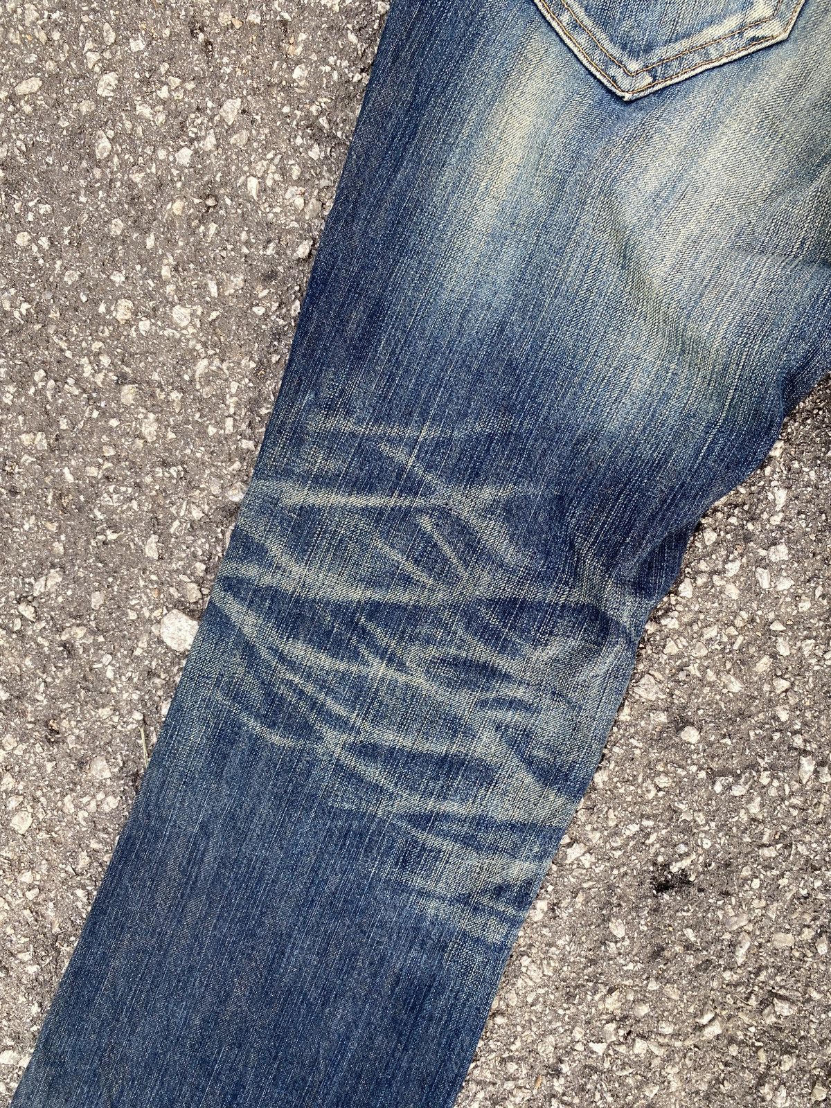 Cowboy Equipment × Edwin × Japanese Brand Edwin Claws Mark Design Flare Distressed Western Cowboycore Size US 32 / EU 48 - 13 Thumbnail