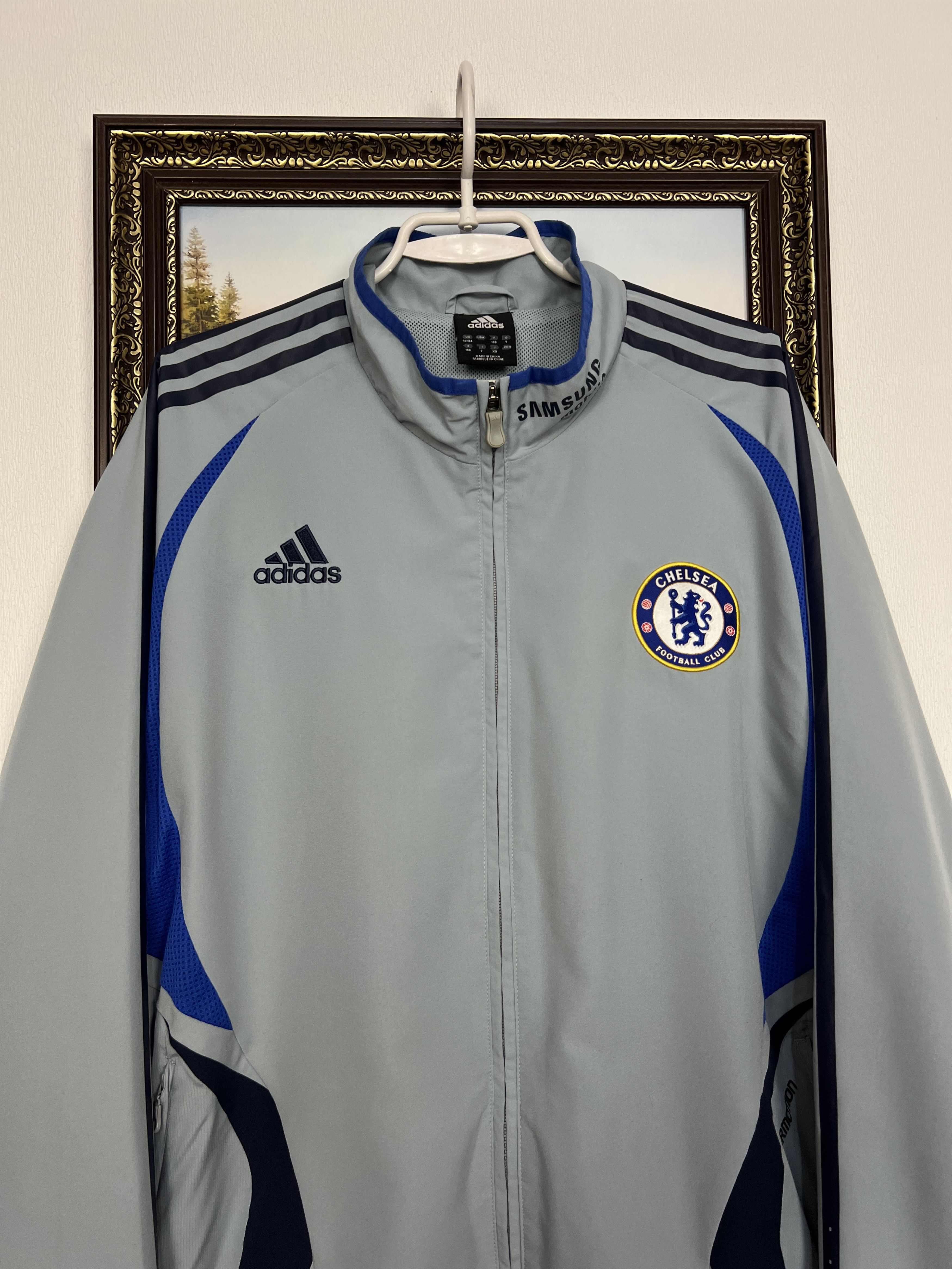 Adidas Vintage Chelsea Football Jacket Soccer Track Top Rare Hype Size US L / EU 52-54 / 3 - 2 Thumbnail