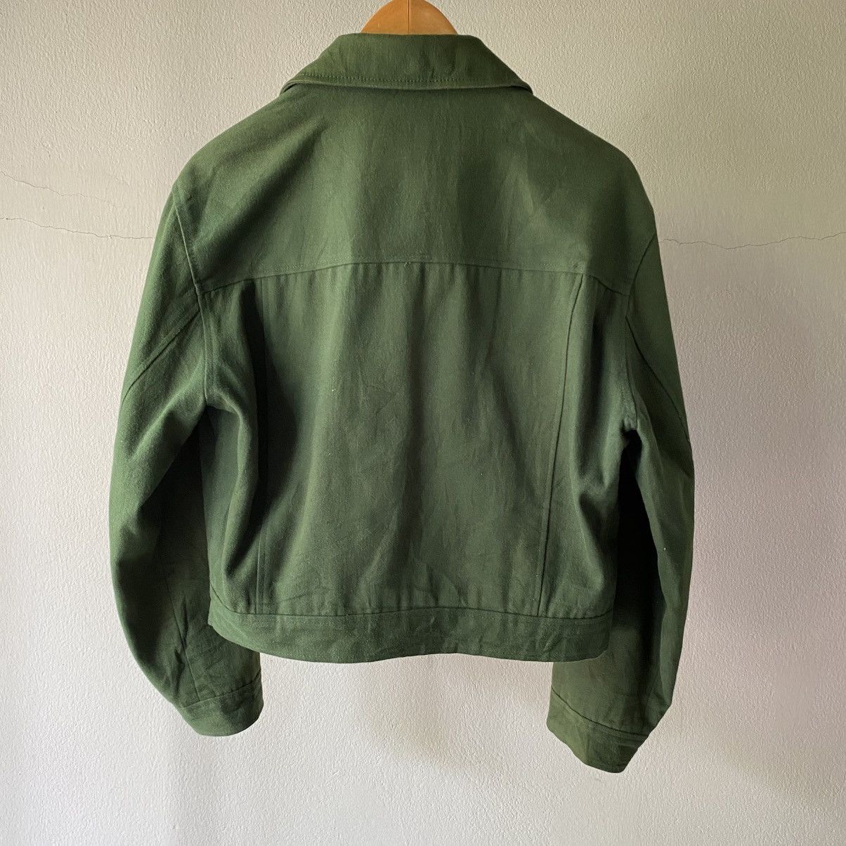 Jean Paul Gaultier JUNIOR GAULTIER Dark Green Cropped Utility Jacket Size XL / US 12-14 / IT 48-50 - 2 Thumbnail