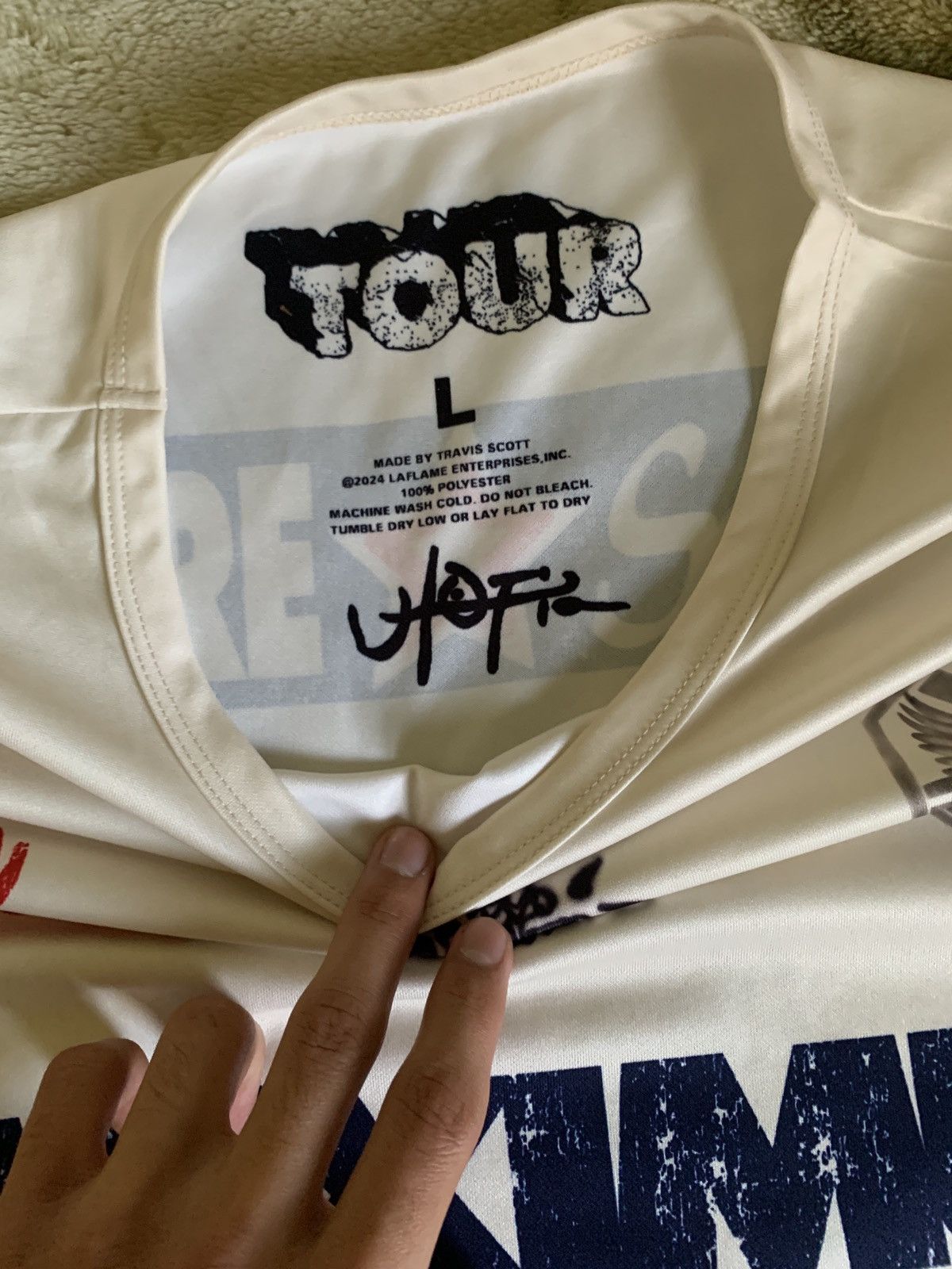 Travis Scott England Cactus Jack jersey Size US L / EU 52-54 / 3 - 2 Thumbnail