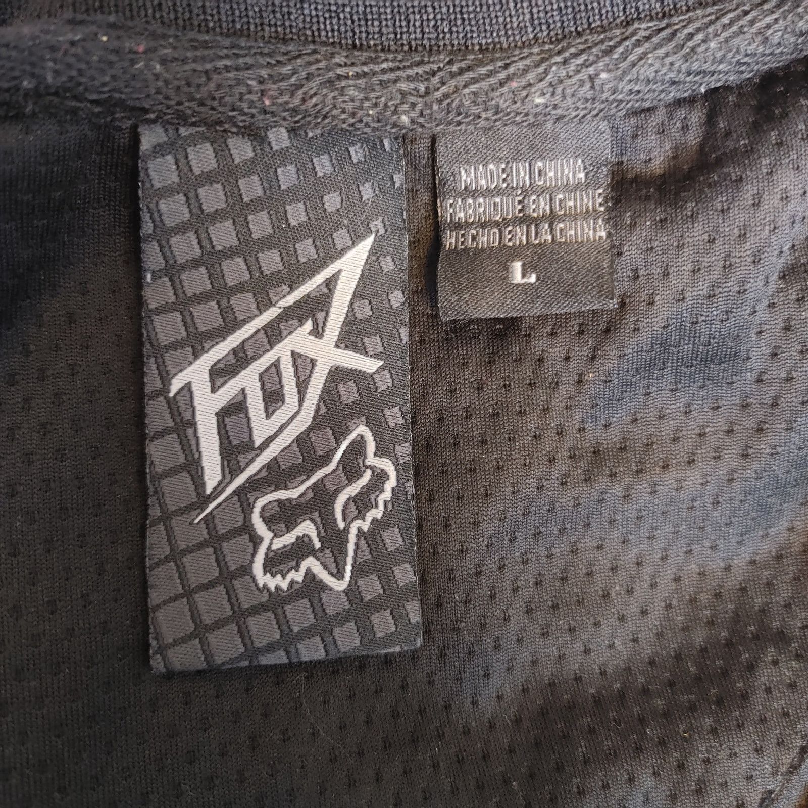 Fox Racing Fox Racing Men's LG Black/Gray Stripe Logo Graphic Jersey Size US L / EU 52-54 / 3 - 3 Thumbnail