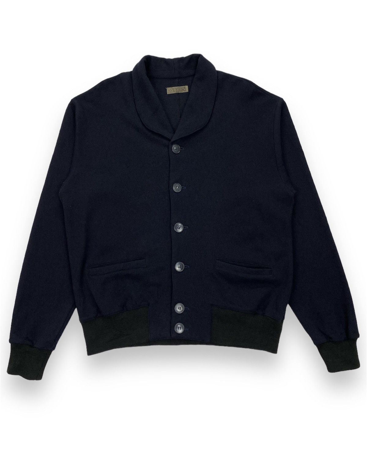 Japanese Brand A.T Men Shawl Collar Jacket Size US S / EU 44-46 / 1 - 1 Thumbnail