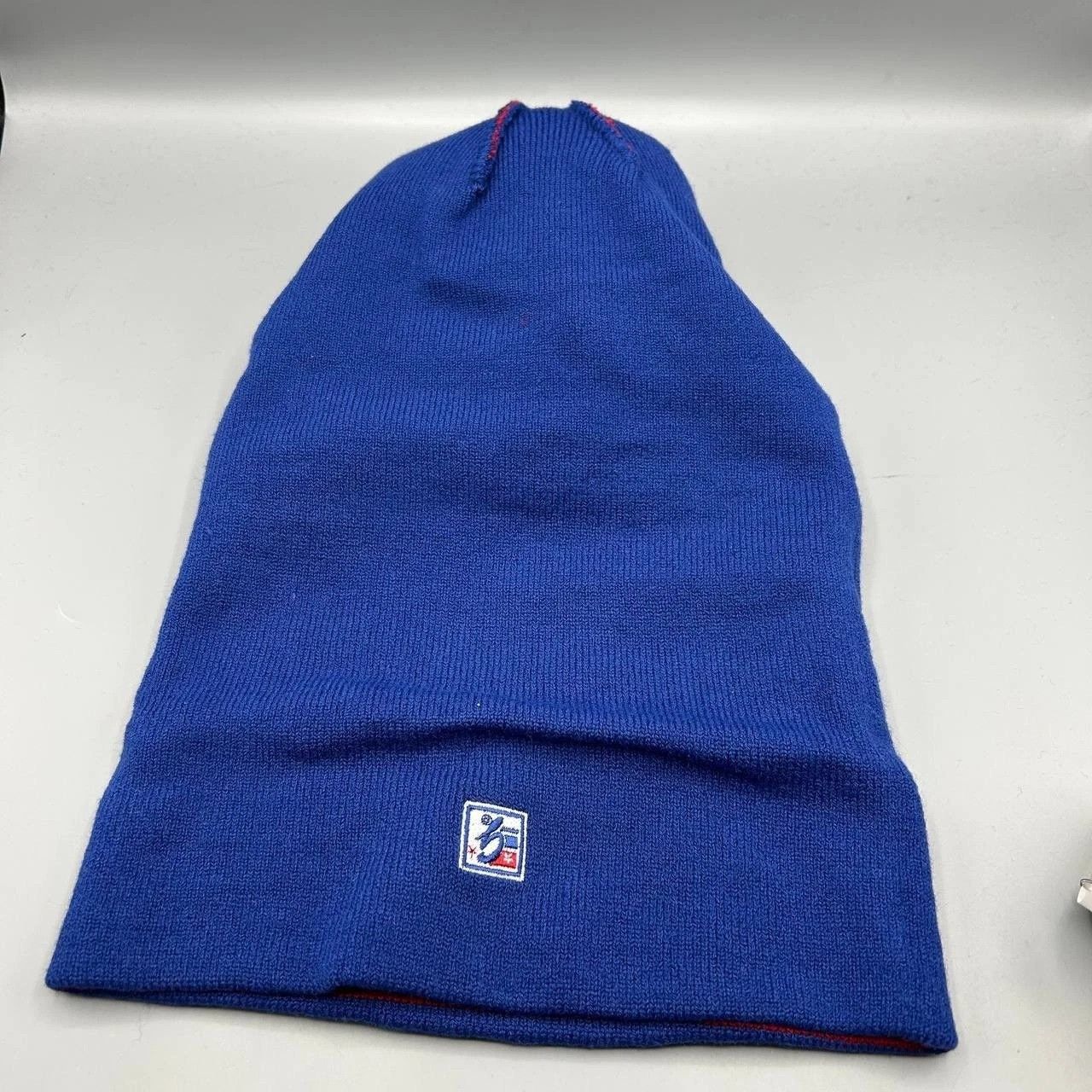 The Game Colorado Flag Hat Men Blue Red Cuffed Beanie Pom Pom Size ONE SIZE - 3 Thumbnail