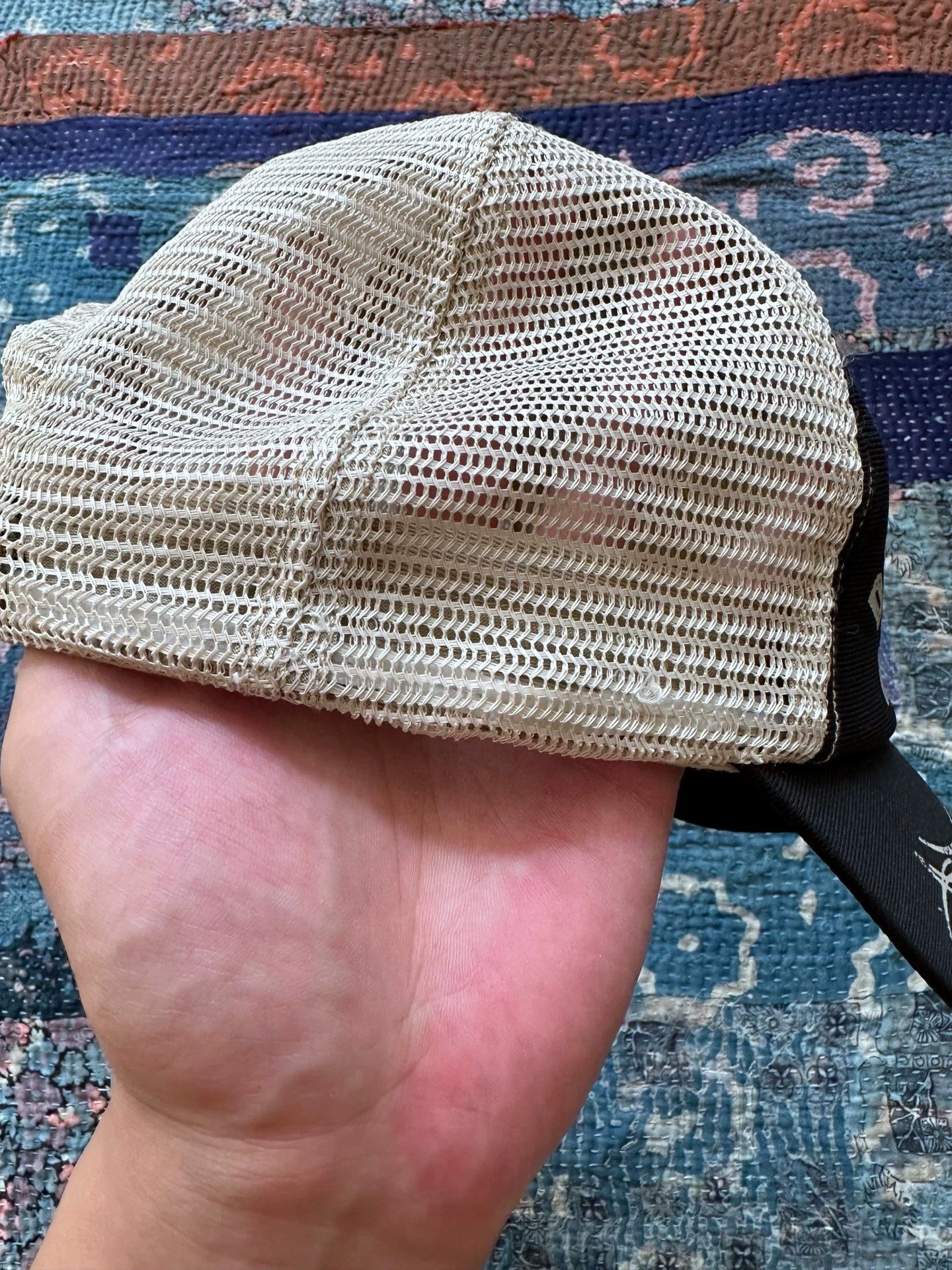 RRL Ralph Lauren RRL Printed Mesh Back Baseball Cap (Like New, OS) Size ONE SIZE - 3 Thumbnail
