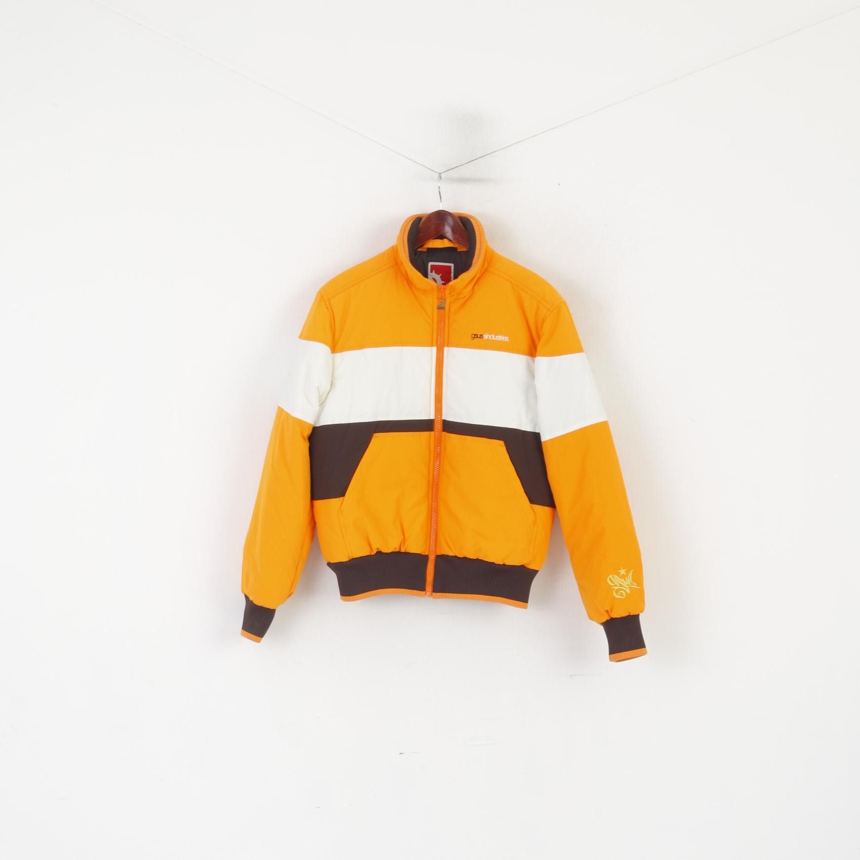 GSUS Sindustries Gsus Sindustries Women M Jacket Orange Nylon 7419 Size M / US 6-8 / IT 42-44 - 2 Thumbnail
