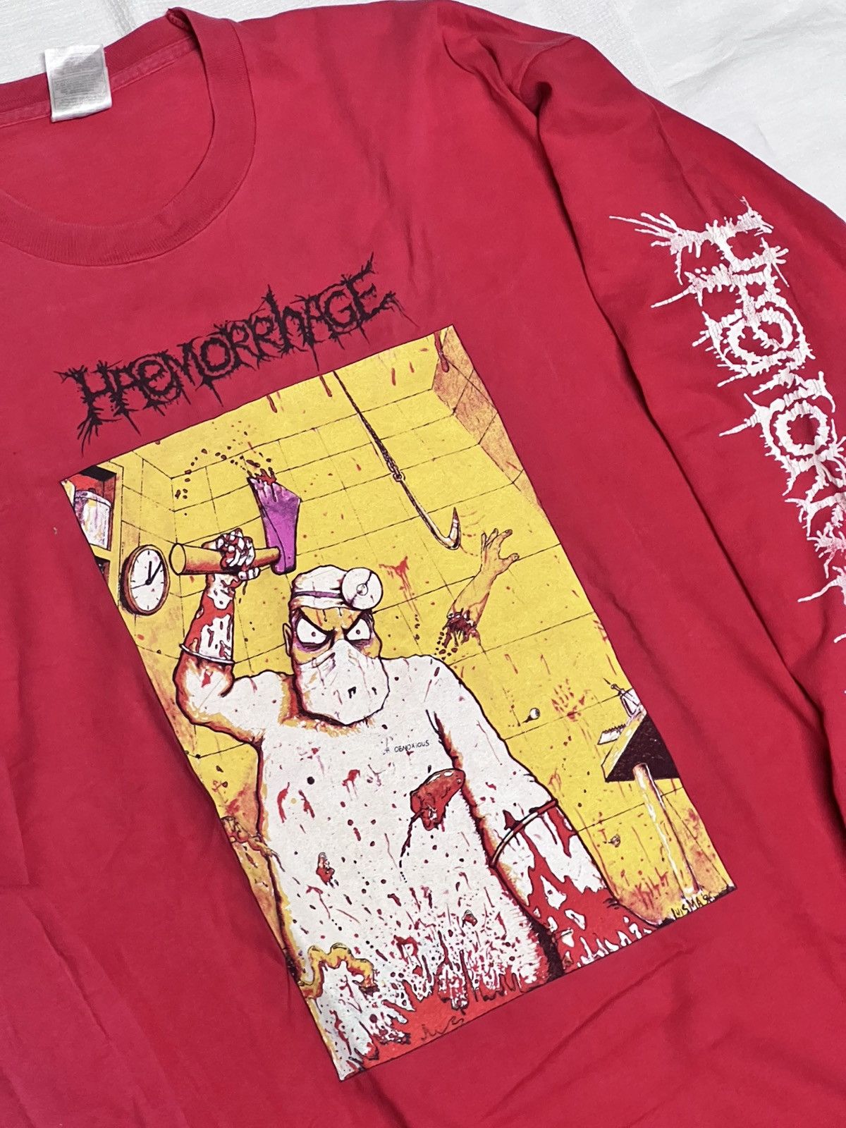 Other 🔥Hot Drops🔥 Vintage 90s Band Haemorrhage Grume T Shirt Size US XL / EU 56 / 4 - 2 Thumbnail