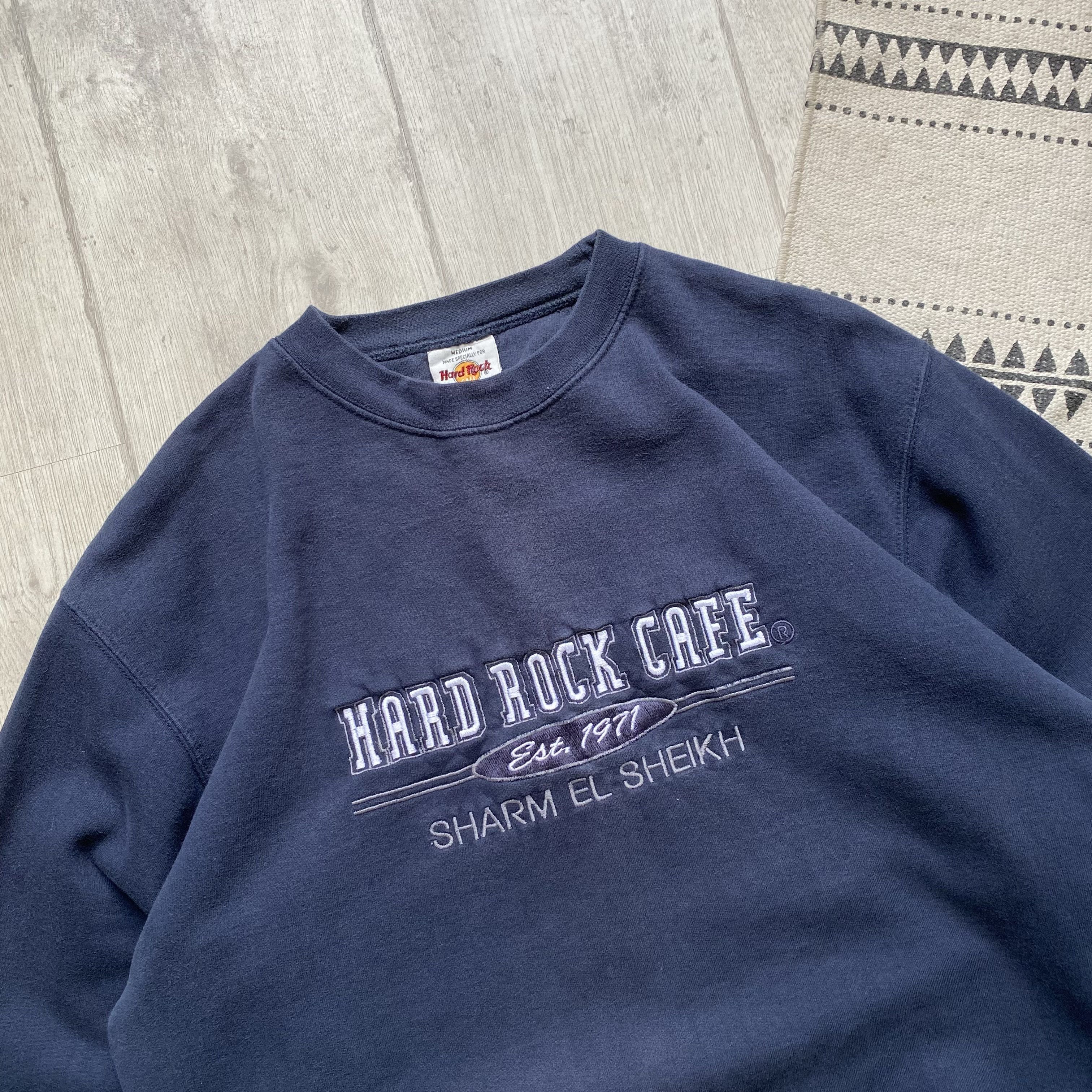 Hard Rock Cafe Vintage 90s Hard Rock Cafe Sweatshirt Center logo Size US M / EU 48-50 / 2 - 2 Thumbnail