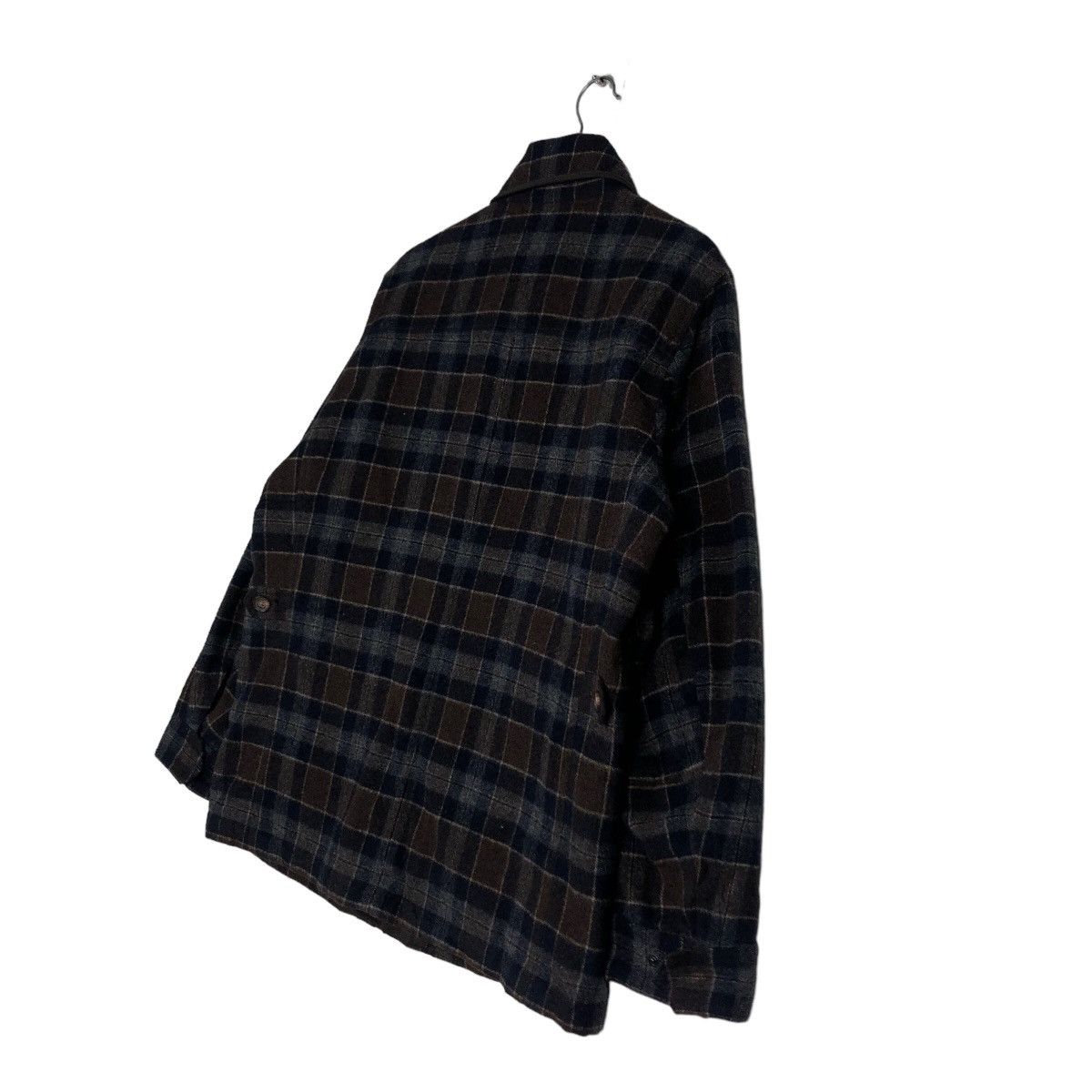 Japanese Brand 🔥Vintage Wool Jacket Simple Life Tartan Design Issey Miyake Size US L / EU 52-54 / 3 - 10 Thumbnail
