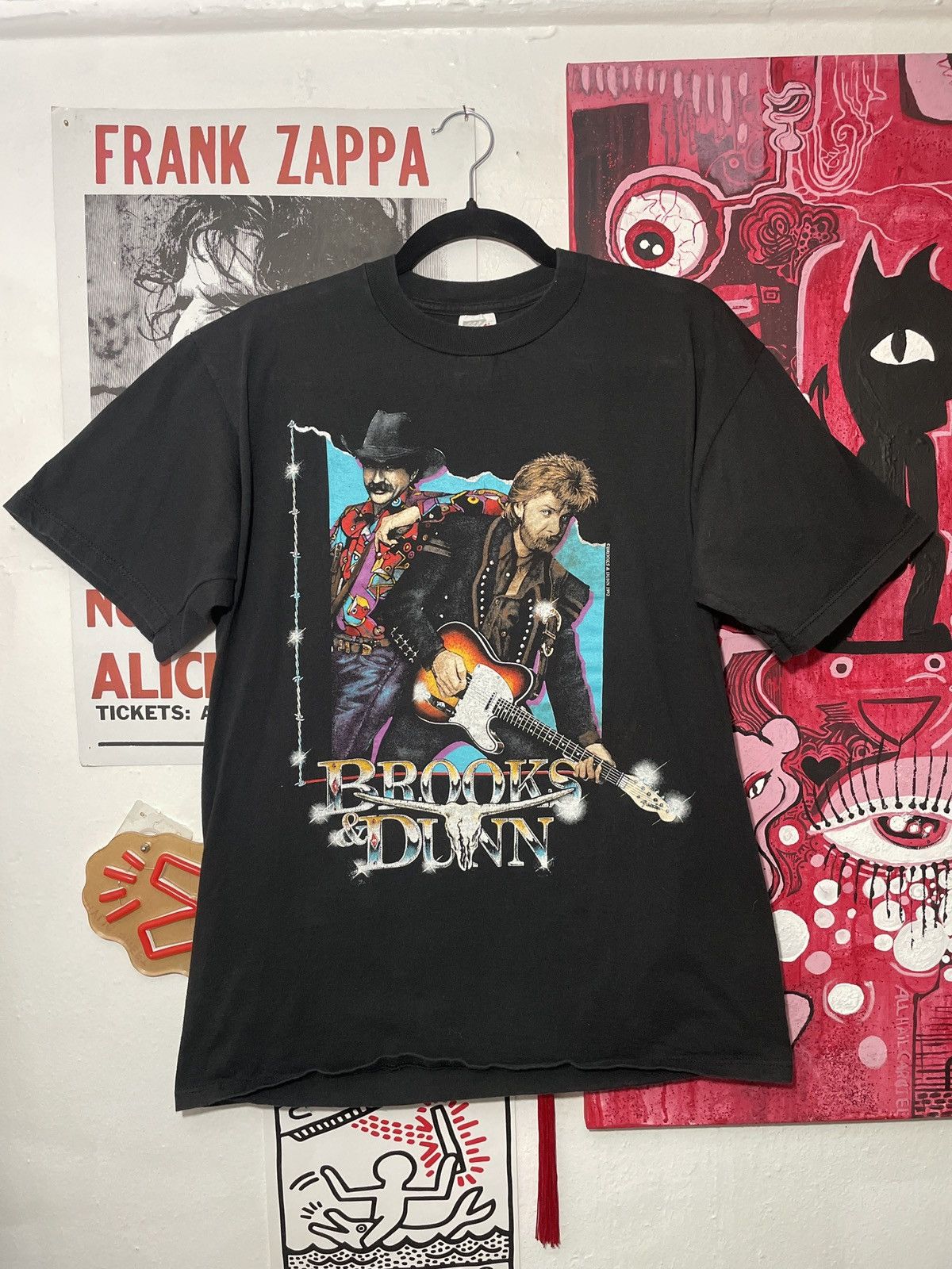 Band Tees × Vintage 1992 BROOKS AND DUNN TRAIL DRIVE Size US L / EU 52-54 / 3 - 1 Thumbnail