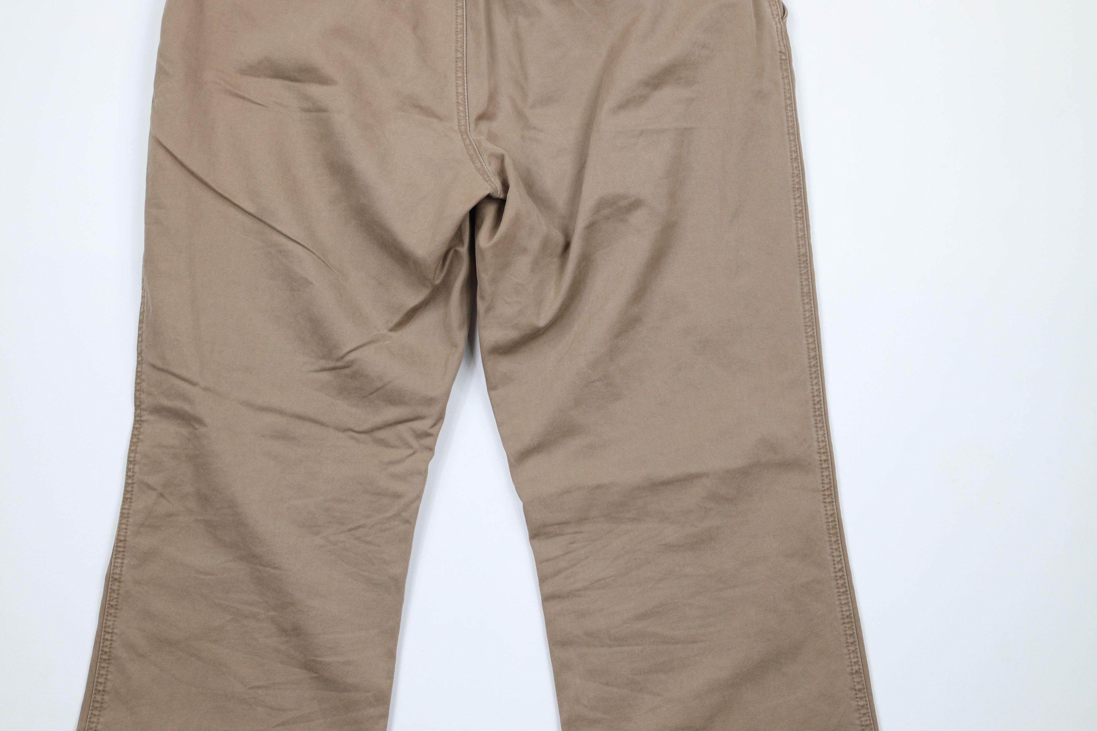 J.Crew × Vintage Vintage J Crew Bootcut Wide Leg Chino Pants Brown Cotton Size US 36 / EU 52 - 11 Thumbnail