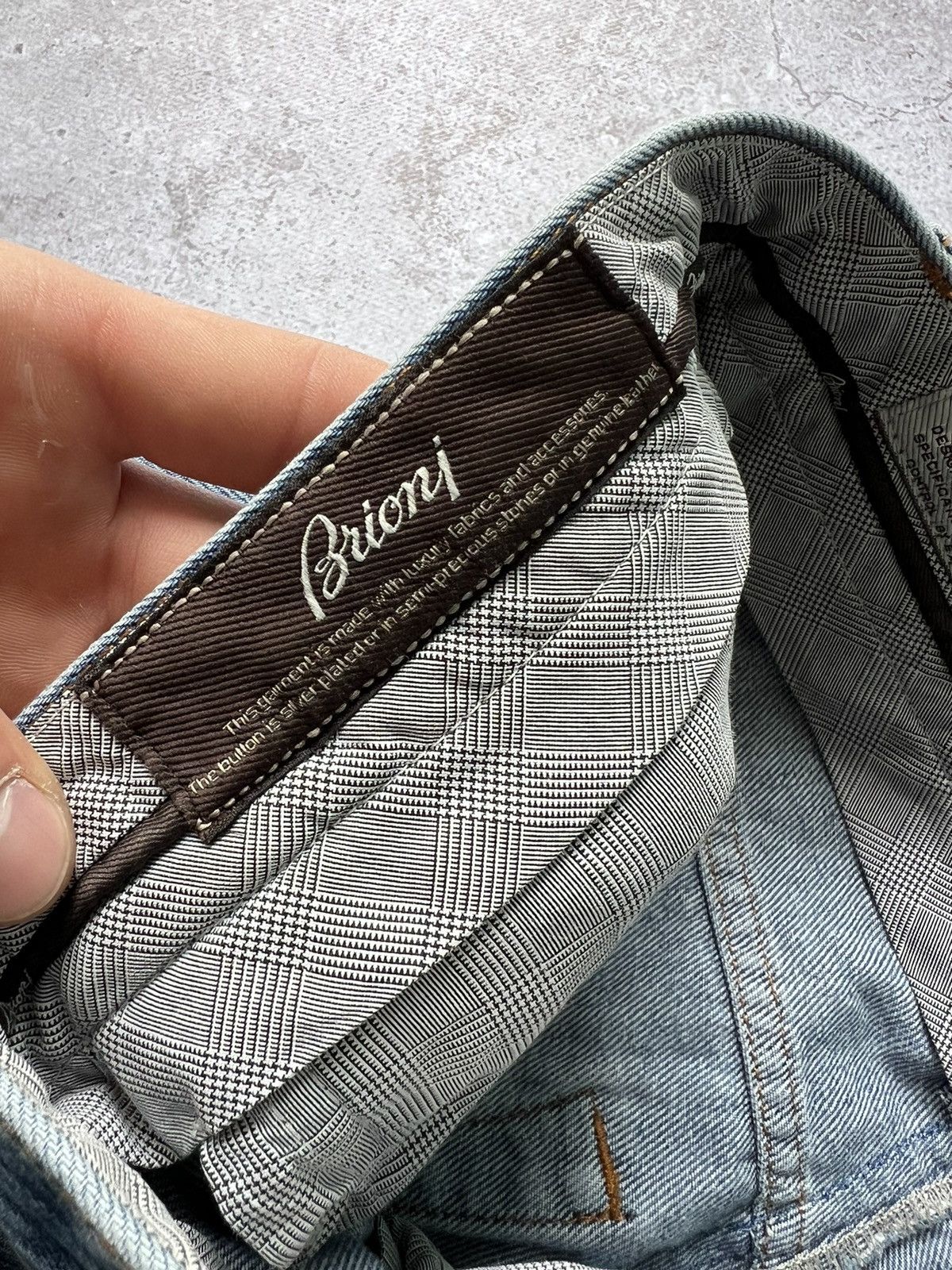 Brioni Brioni Denim Collection Livigno Pants Size US 35 - 13 Thumbnail