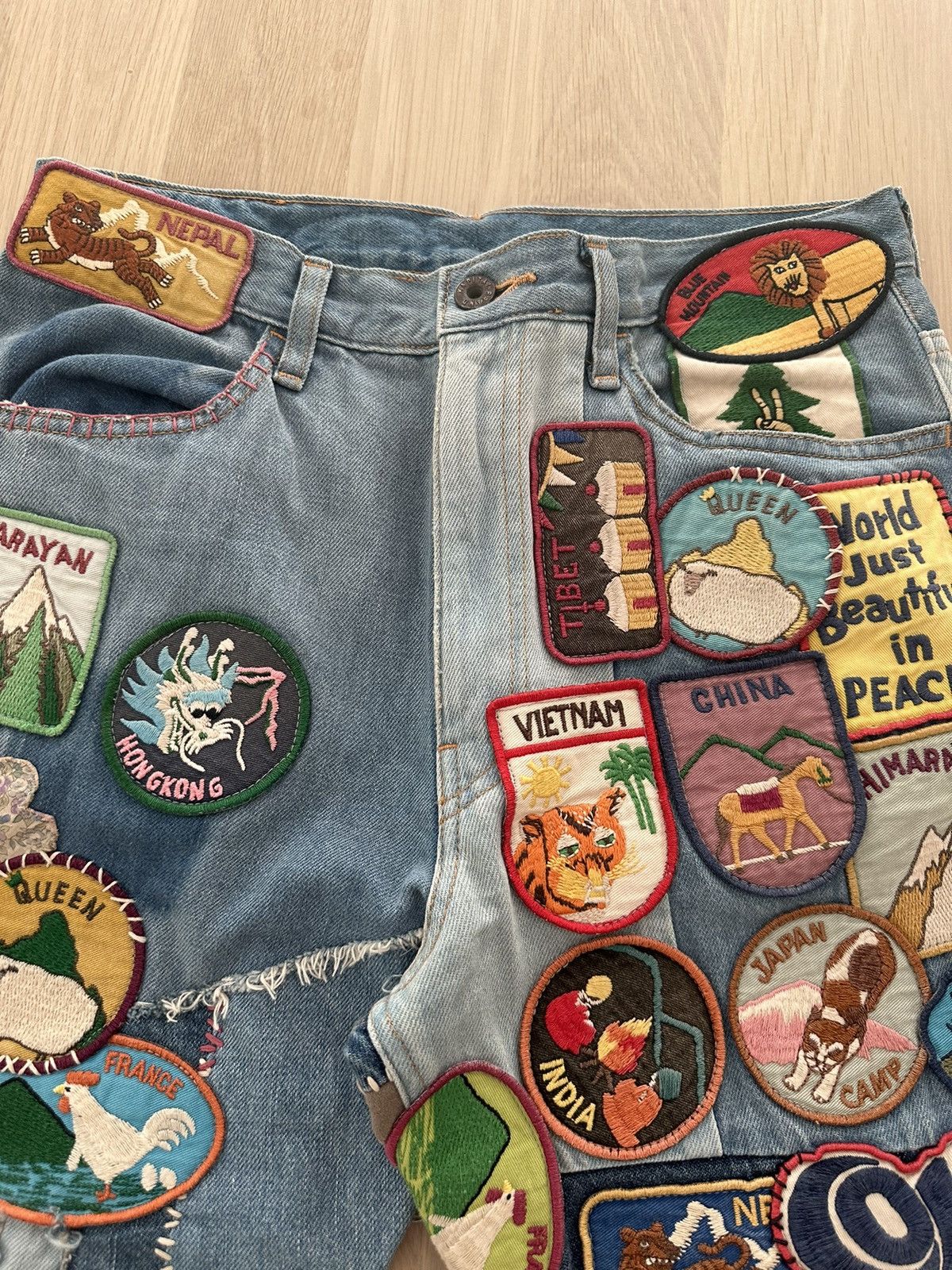 Kapital Kapital beautiful world denim Size US 32 / EU 48 - 4 Thumbnail