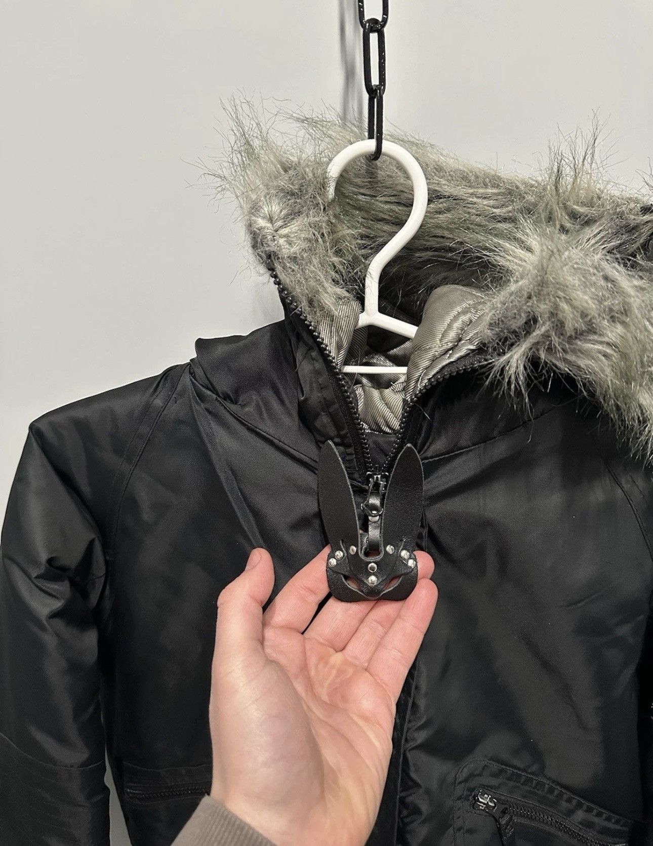 Hysteric Glamour Vintage Avant Garde Japanese Hysteric Style Boomber Fur Y2K Size S / US 4 / IT 40 - 9 Thumbnail