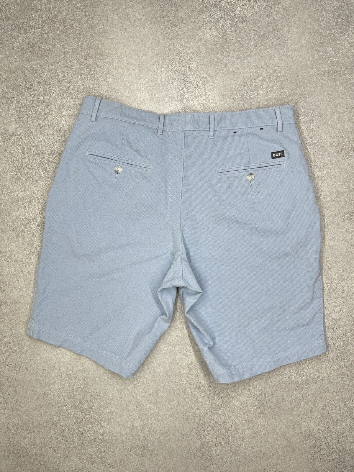 Hugo Boss Mens Hugo Boss Slice Short Blue Size L Size US 34 / EU 50 - 2 Thumbnail