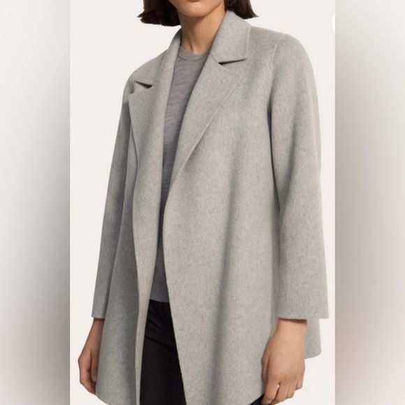 image of Theory Clairene Double-Faced Jacket in Grey, Women's (Size Large)