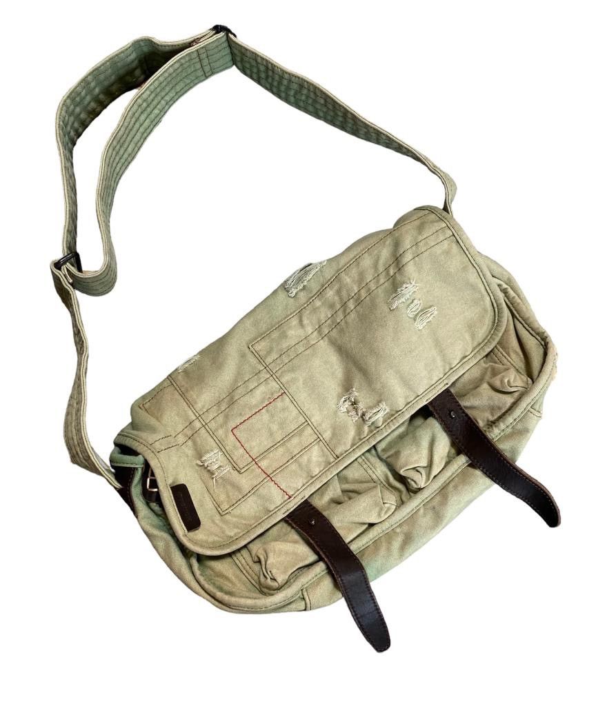 If Six Was Nine × Japanese Brand Tough massanger style crossbody bag military distressed Size ONE SIZE - 6 Thumbnail