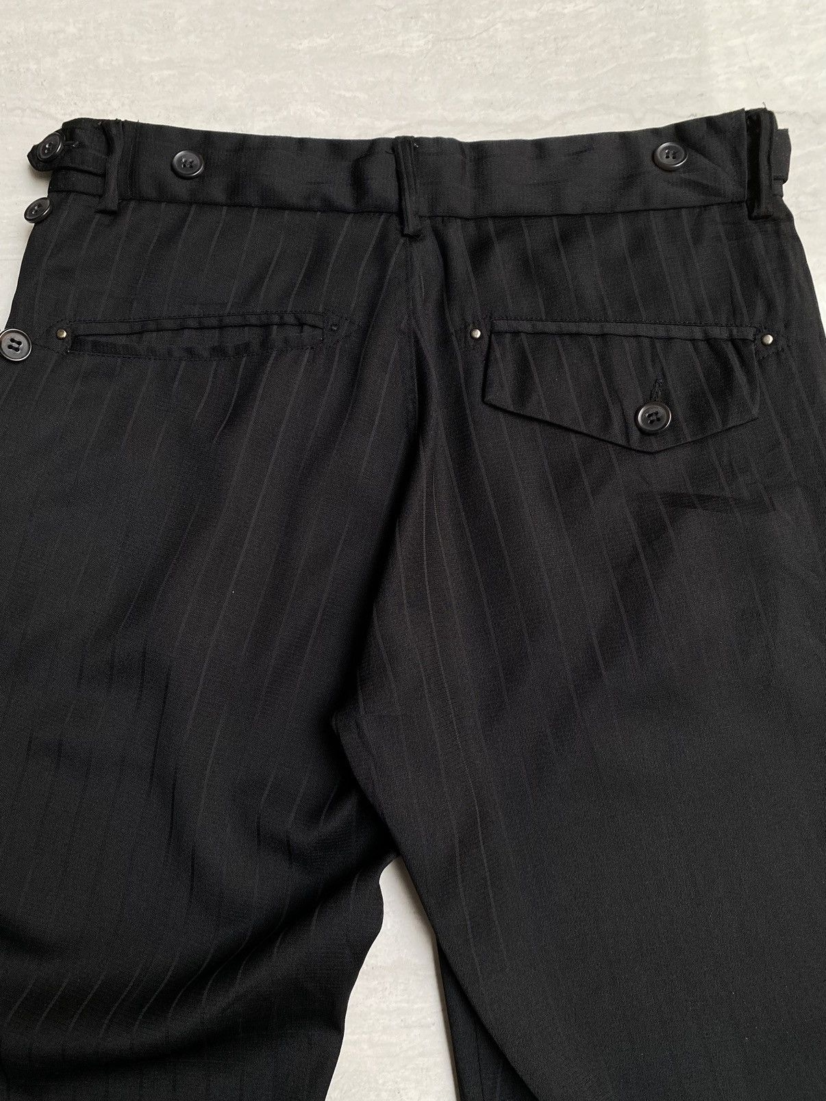 Other Suggestion Black Striped Pants Size US 29 - 12 Thumbnail