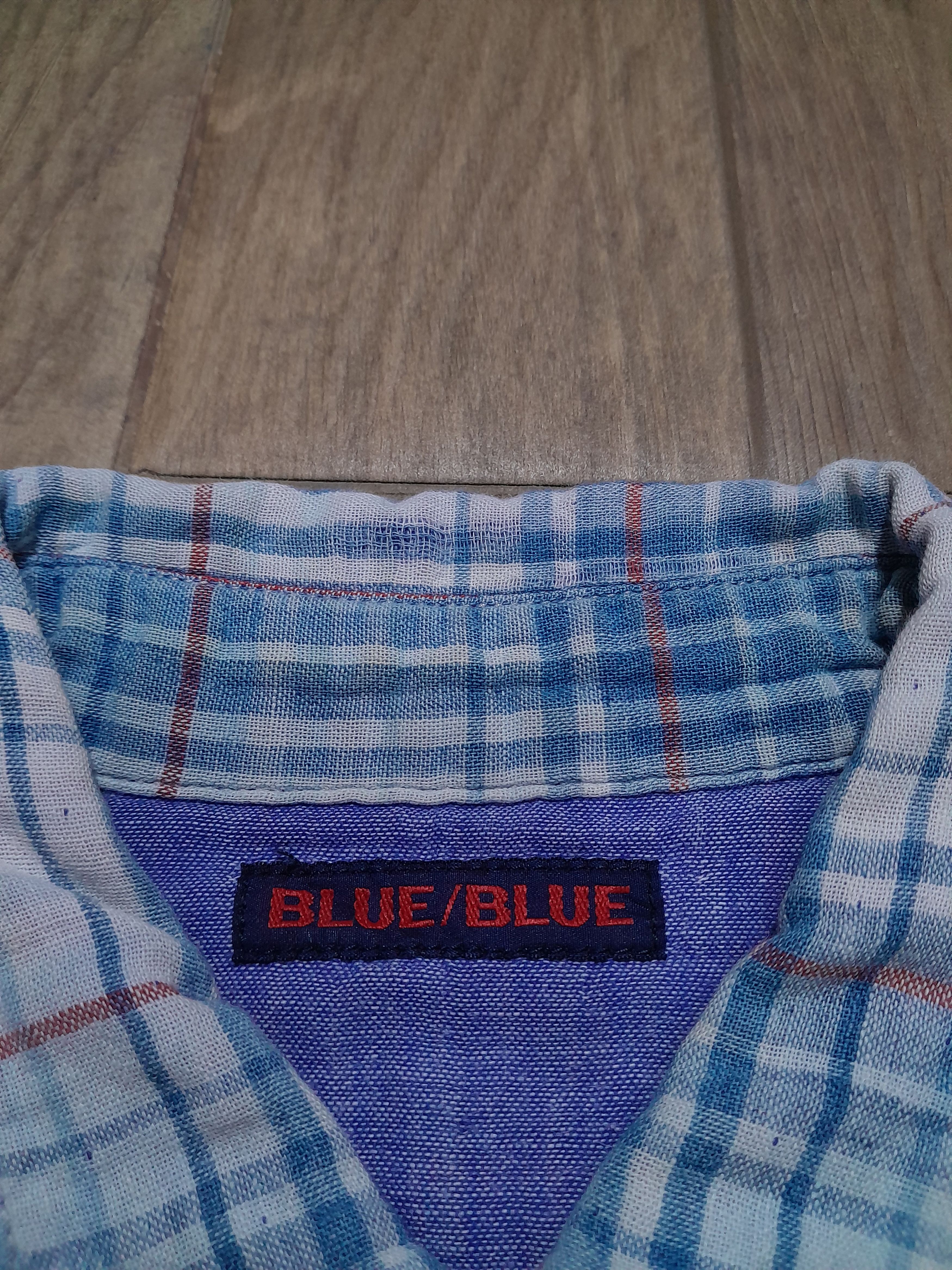 Blue Blue Japan Western Plaid Blue Blue Japan Double Pocket Size M Size US M / EU 48-50 / 2 - 4 Thumbnail