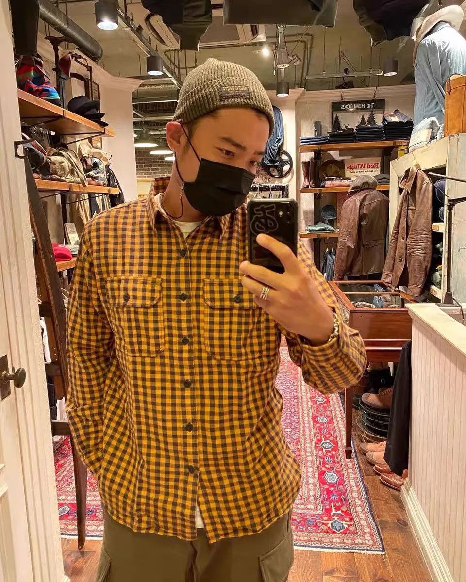 RRL Ralph Lauren RRL 1920S S Checked Twill Workshirt New Size US S / EU 44-46 / 1 - 7 Thumbnail