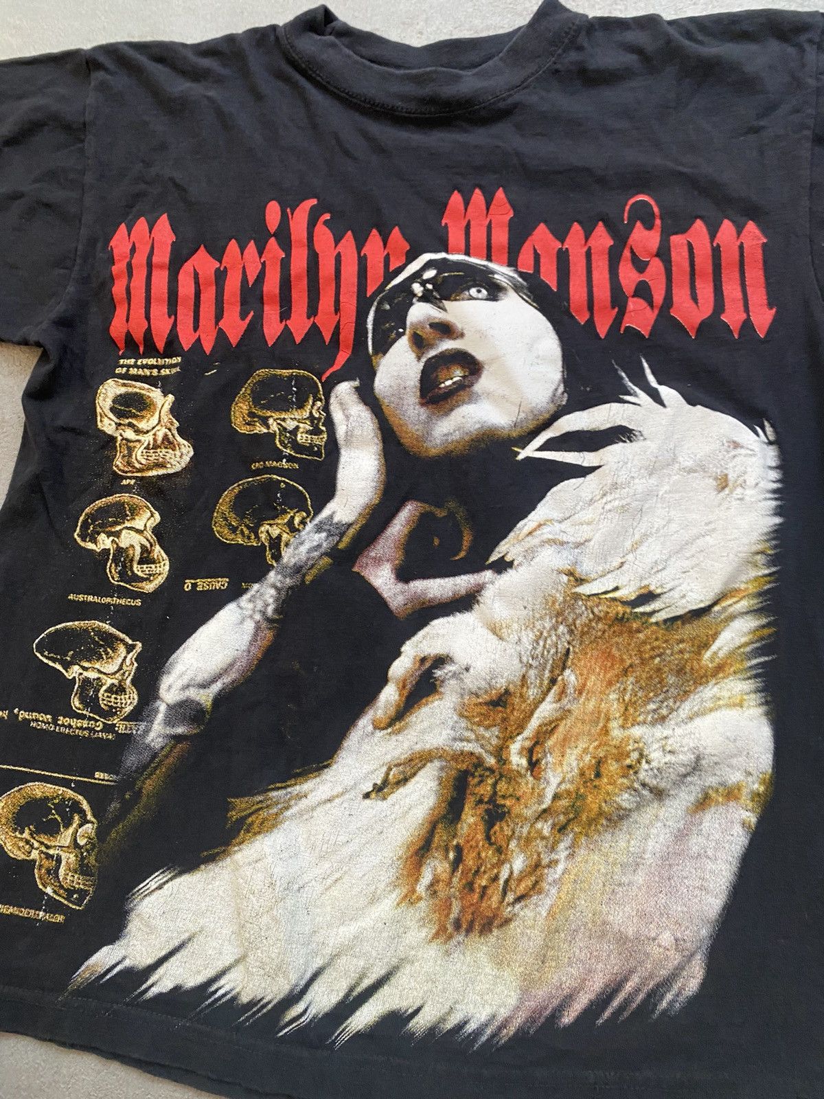 Band Tees × Marilyn Manson × Vintage marylin manson vintage print tee Size US M / EU 48-50 / 2 - 2 Thumbnail
