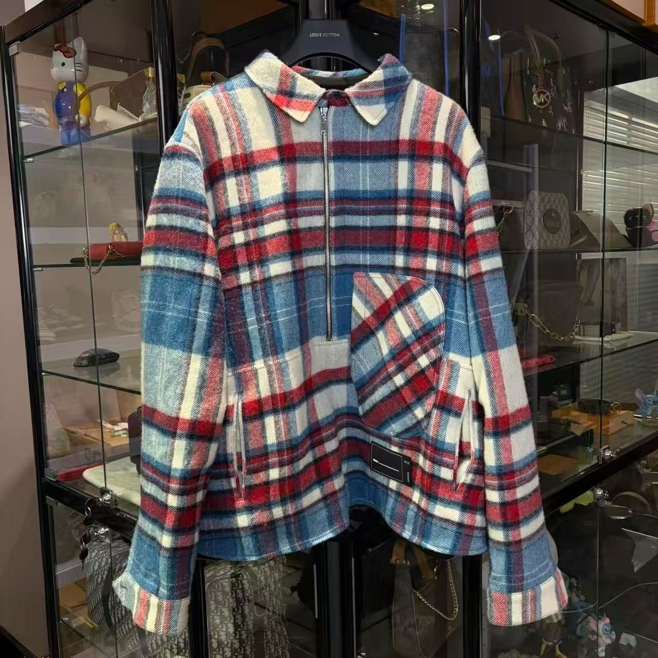 WE11DONE We11done Wool Plaid Hoodie xl Men Size US XL / EU 56 / 4 - 1 Thumbnail