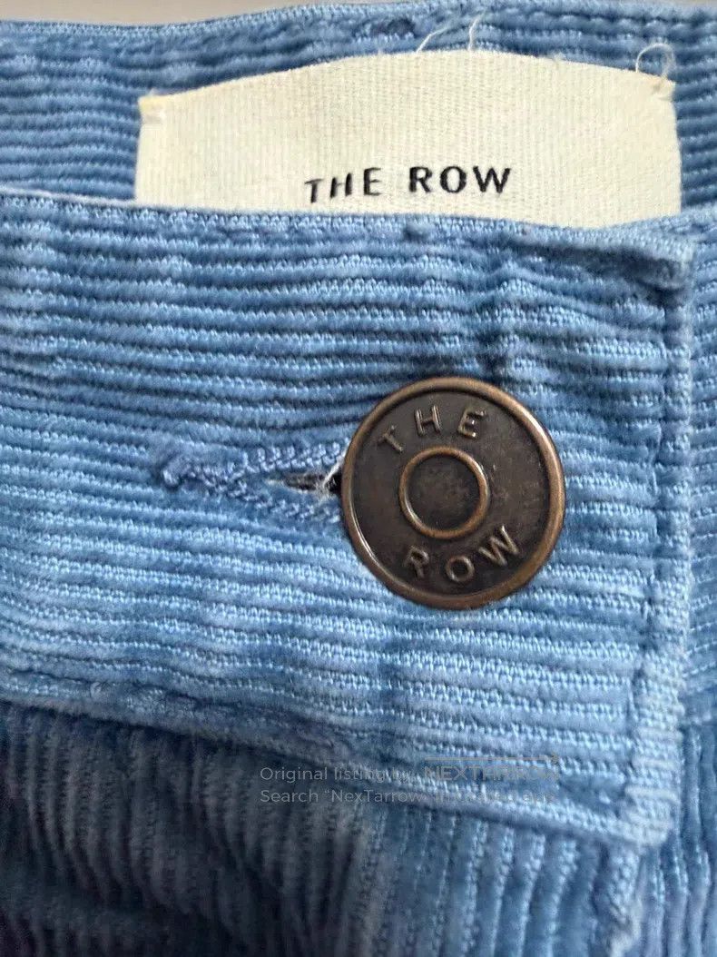 The Row The Row size 2 Blue Corduroy Wide Leg Pants Size 24" / US 00 / IT 34 - 3 Thumbnail