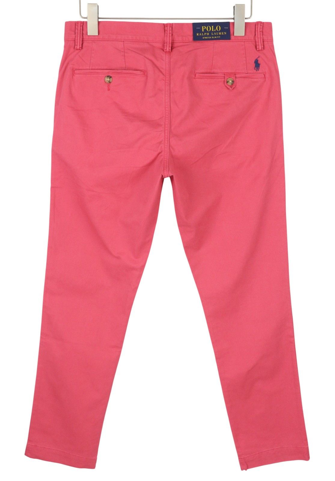 Ralph Lauren W32/L32 Pink Slim Stretch Chino Trousers 87043 Size US 32 / EU 48 - 2 Thumbnail