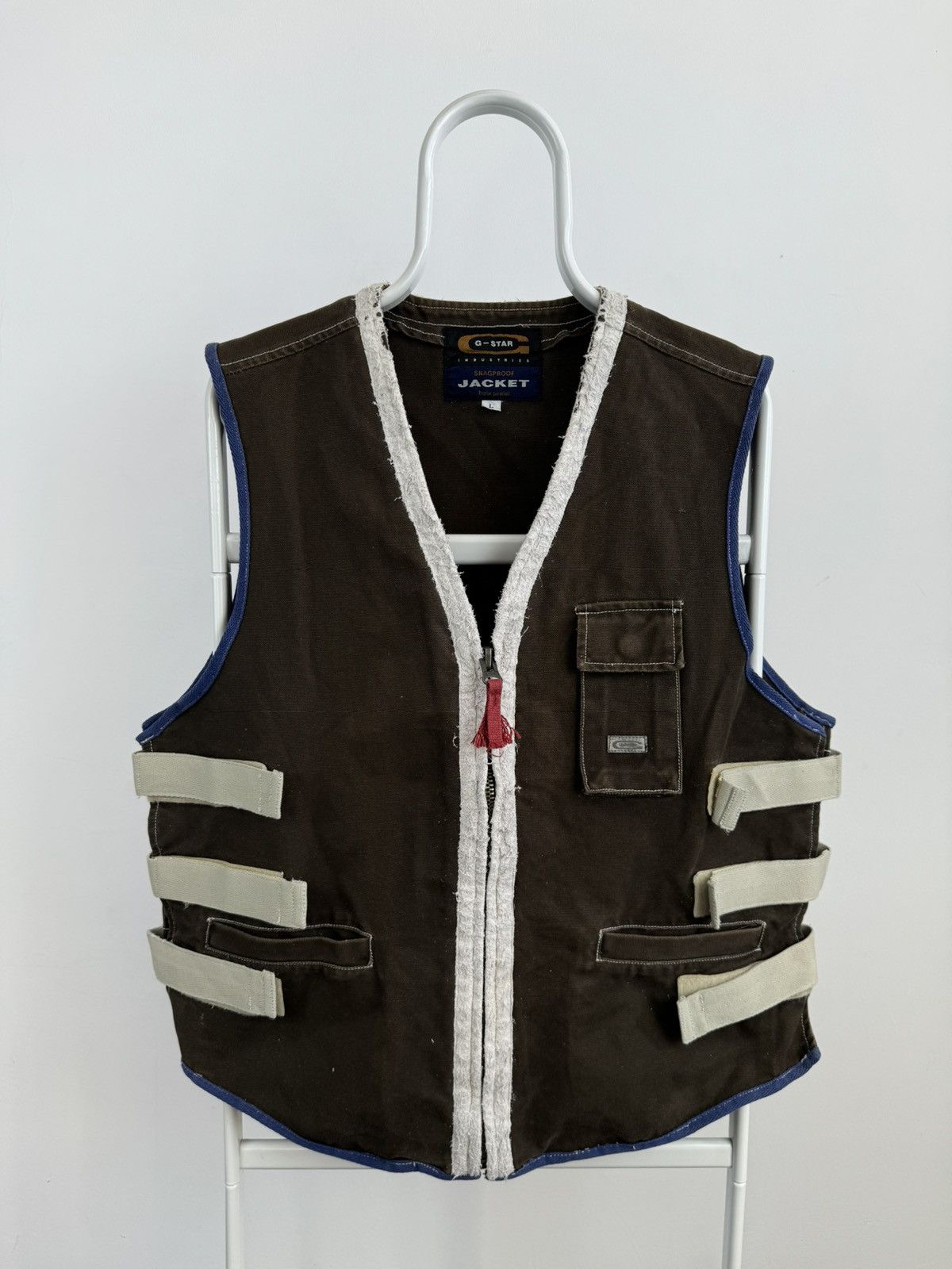 G-Star Vintage G -Star Raw Industries Snagproof Hopper Vest Size US L / EU 52-54 / 3 - 1 Thumbnail