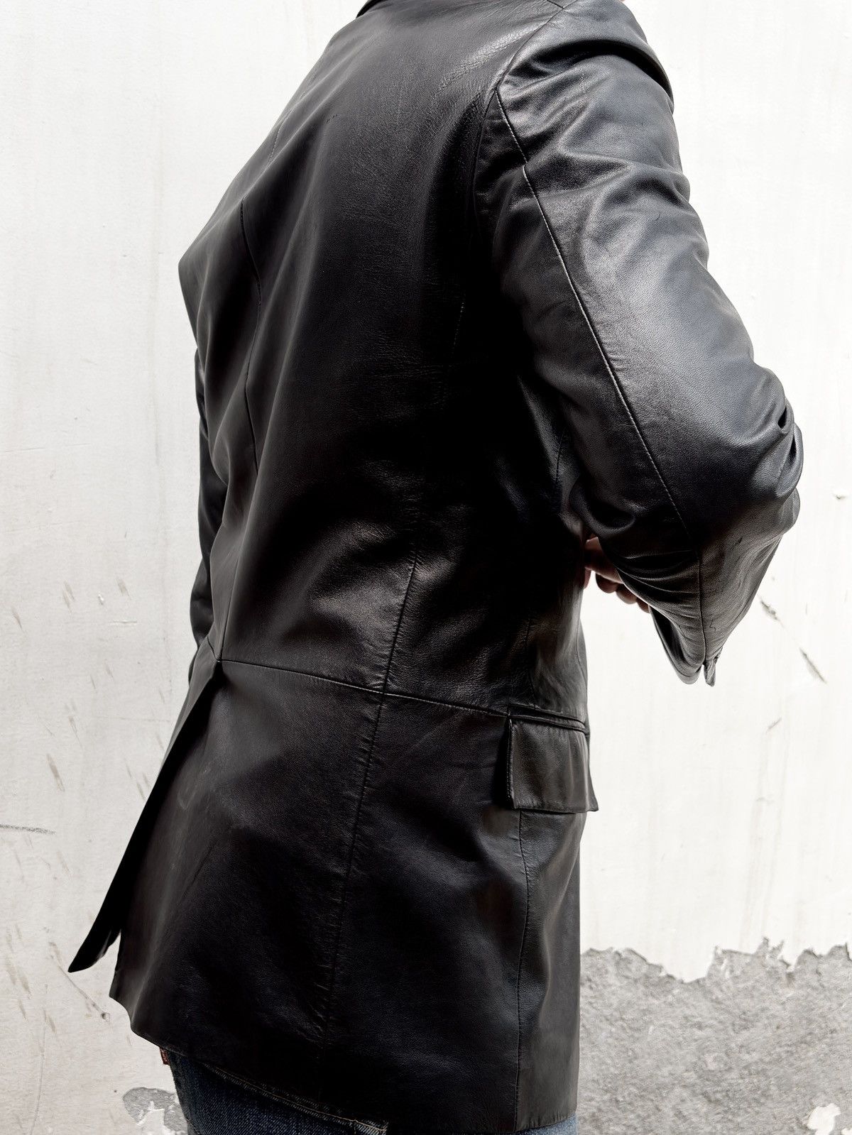 Jil Sander raf simons era lamb leather blazer jacket Size US M / EU 48-50 / 2 - 14 Thumbnail