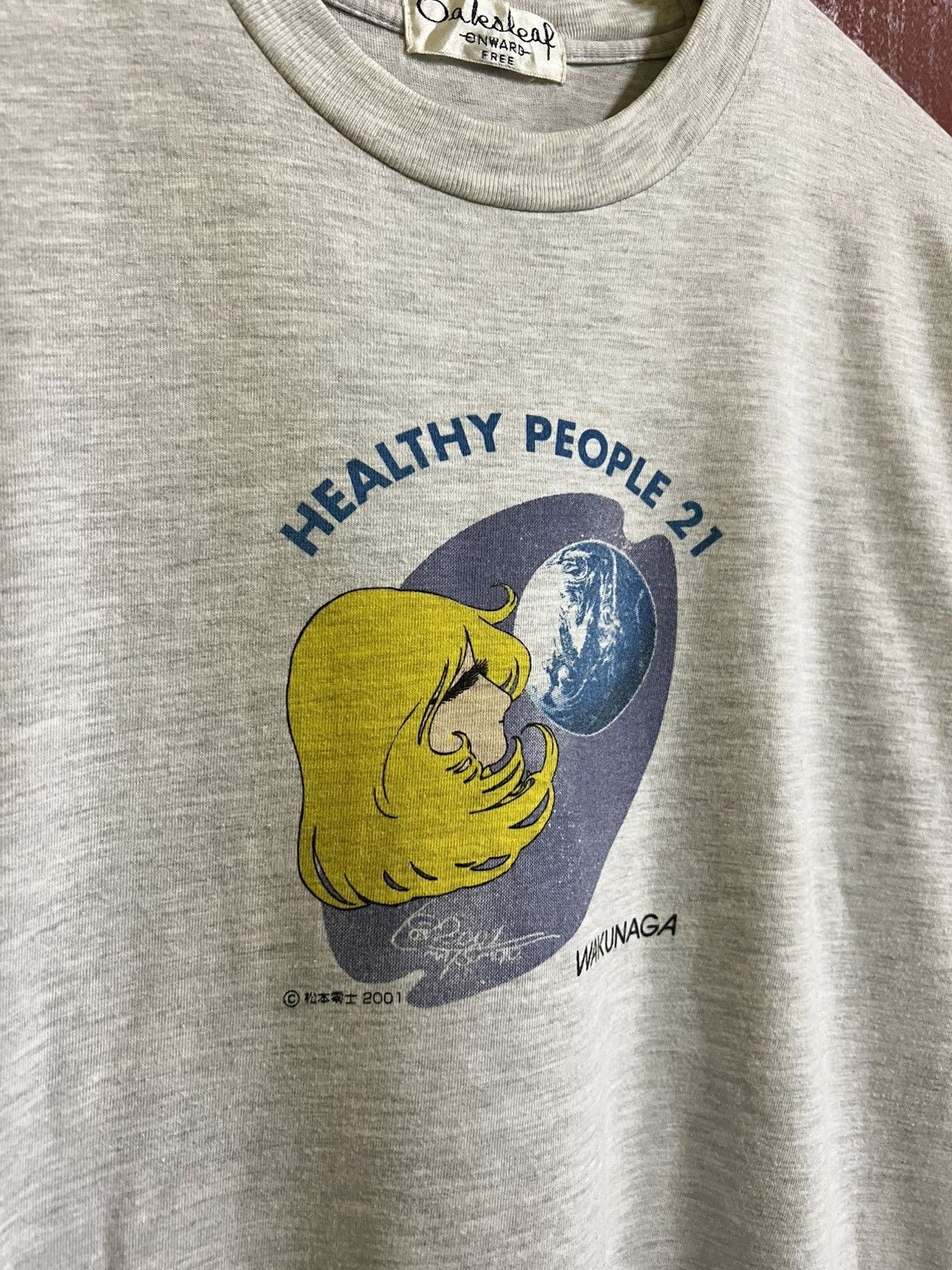 Japanese Brand Vintage anime wakunaga (healthy peaple 21) Size US L / EU 52-54 / 3 - 3 Thumbnail
