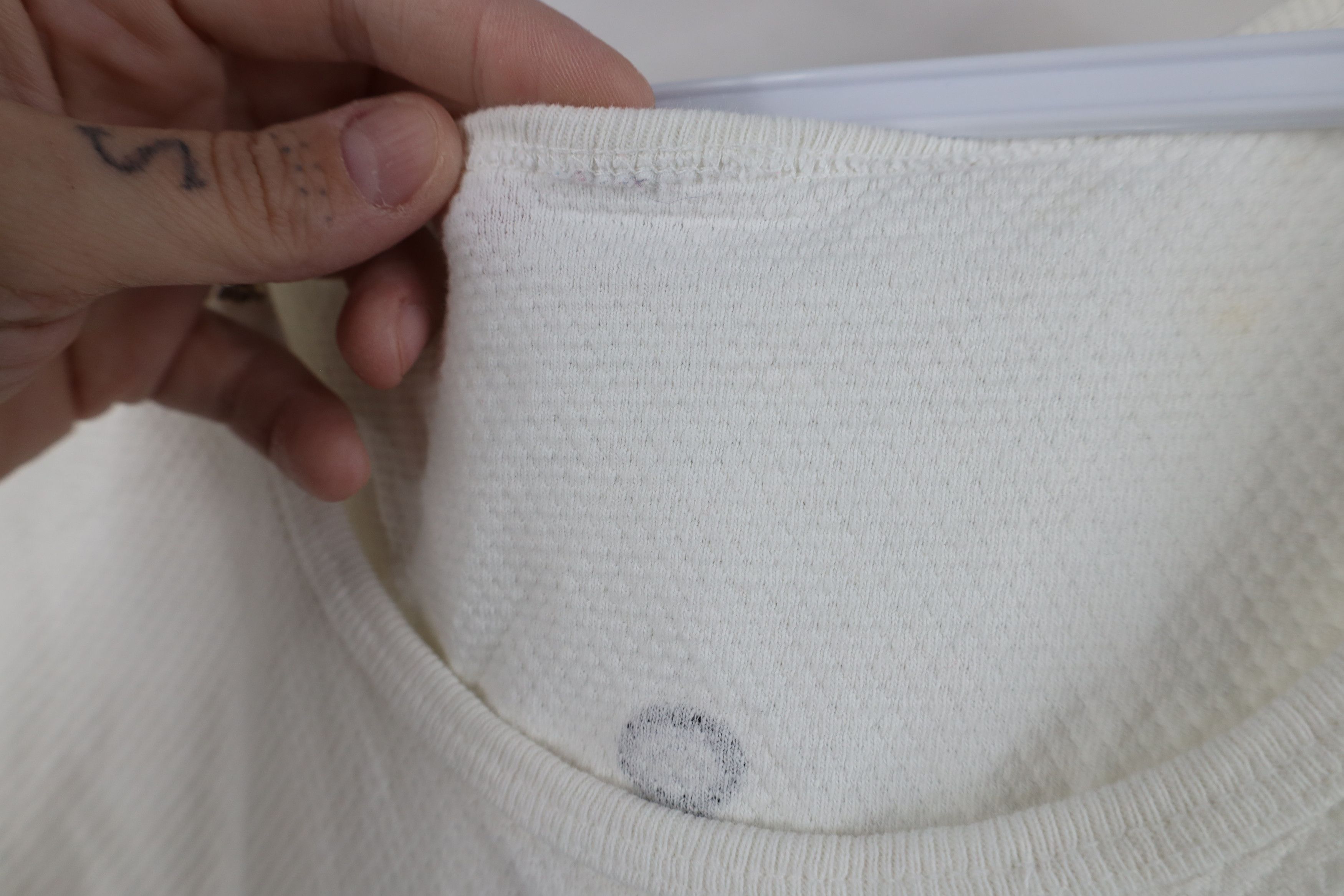 Speedo Vintage Y2K 2000 Speedo Thermal Knit Tank Top T-Shirt White Size US L / EU 52-54 / 3 - 8 Thumbnail