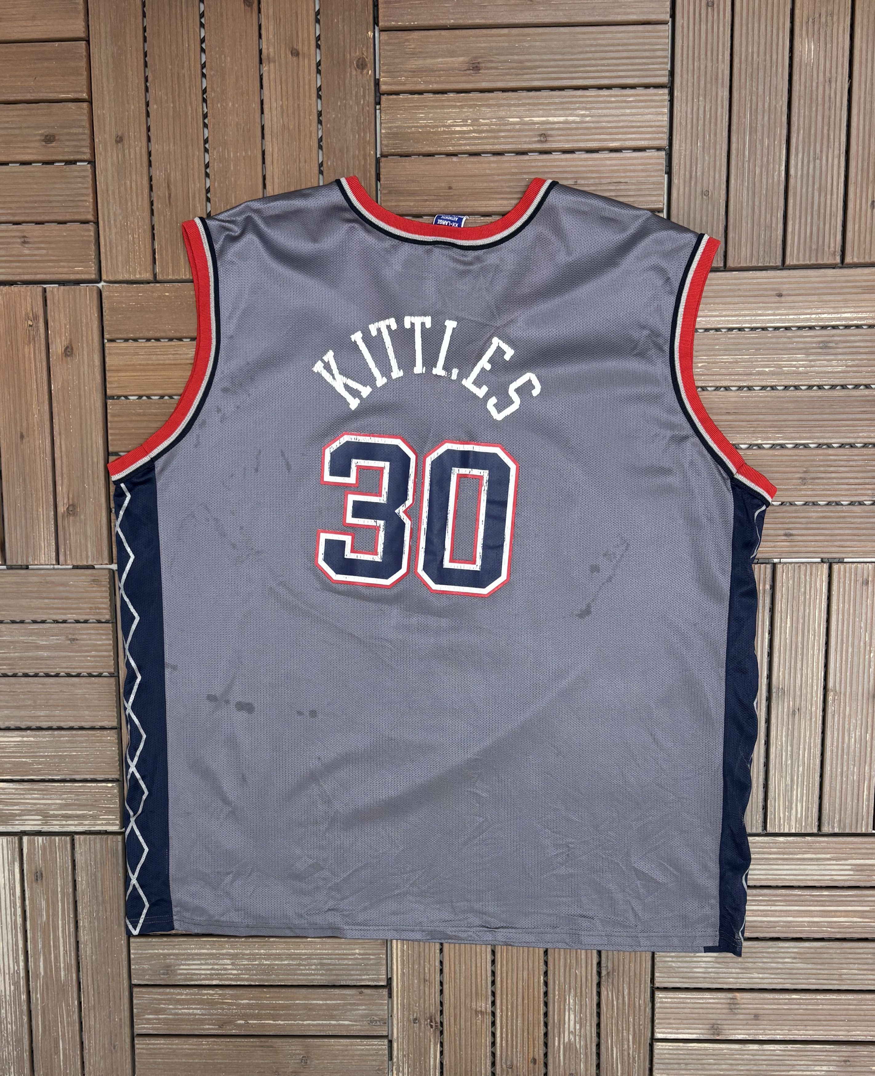 Champion New Jersey Nets Kerry Kittles Vintage NBA Basketball Jersey Size US XXL / EU 58 / 5 - 3 Thumbnail