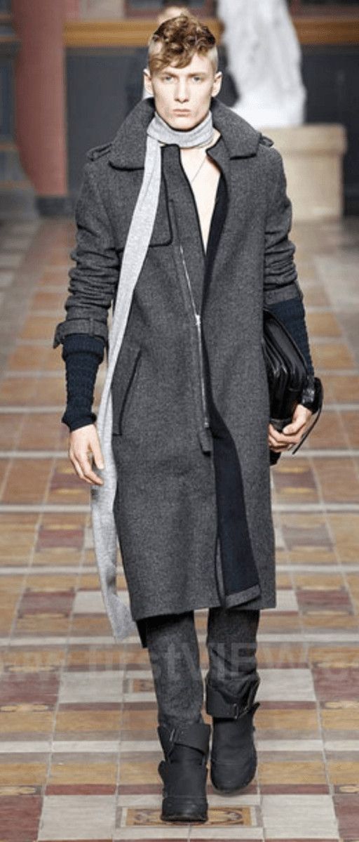 Lanvin FW2014 Lanvin Grey Classy Trench Coat Size US M / EU 48-50 / 2 - 2 Thumbnail