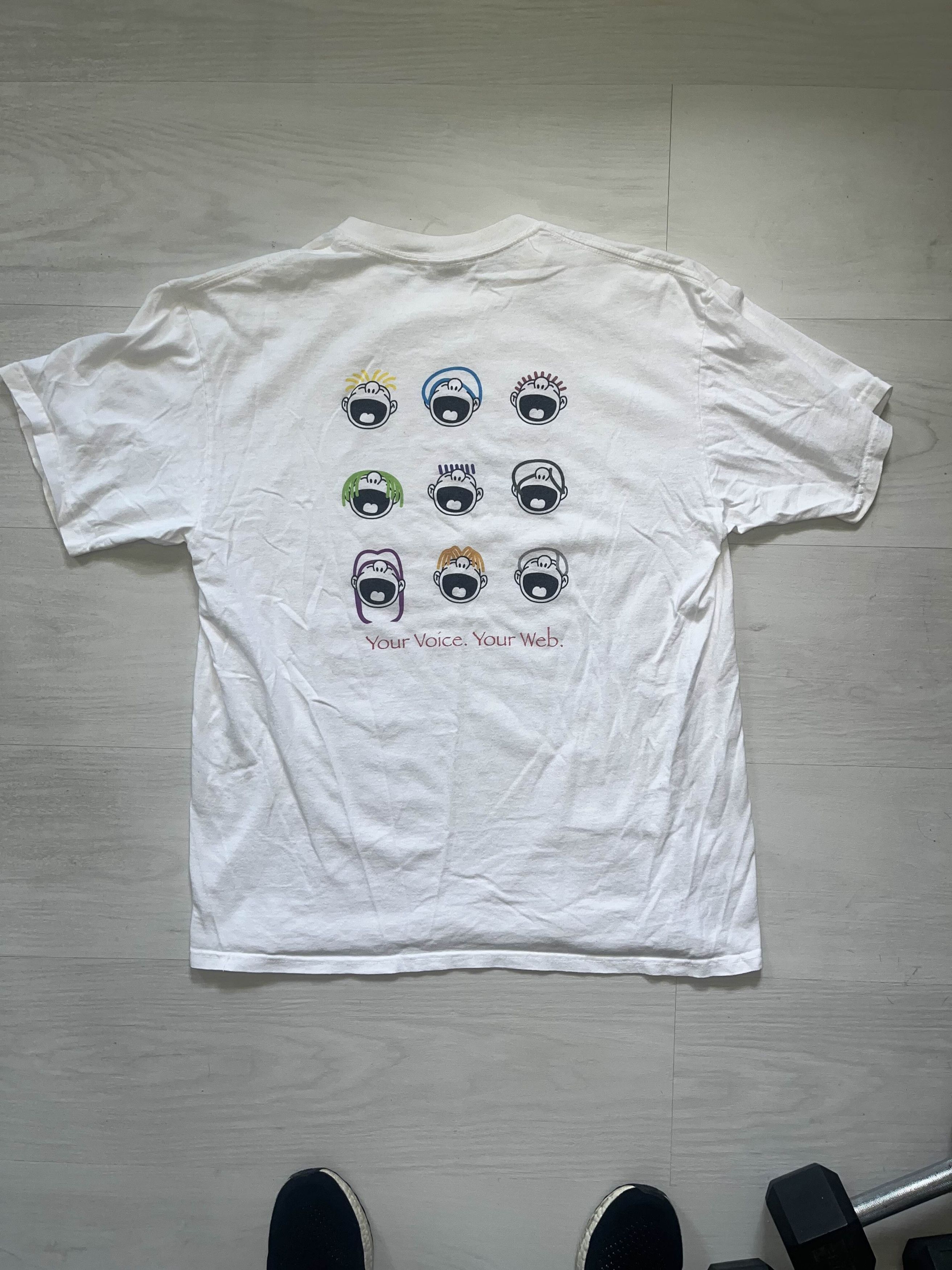 Microsoft × The Game × Vintage Y2K Third Voice dot Com Shirt Size US XL / EU 56 / 4 - 3 Thumbnail