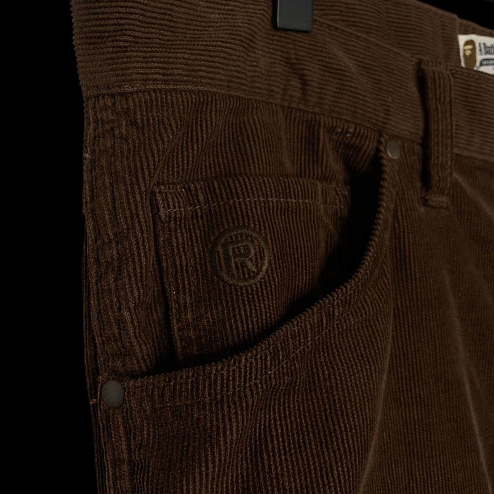 Bape OG Corduroy Pants (Brown) | L (~34) Size US 34 / EU 50 - 4 Thumbnail