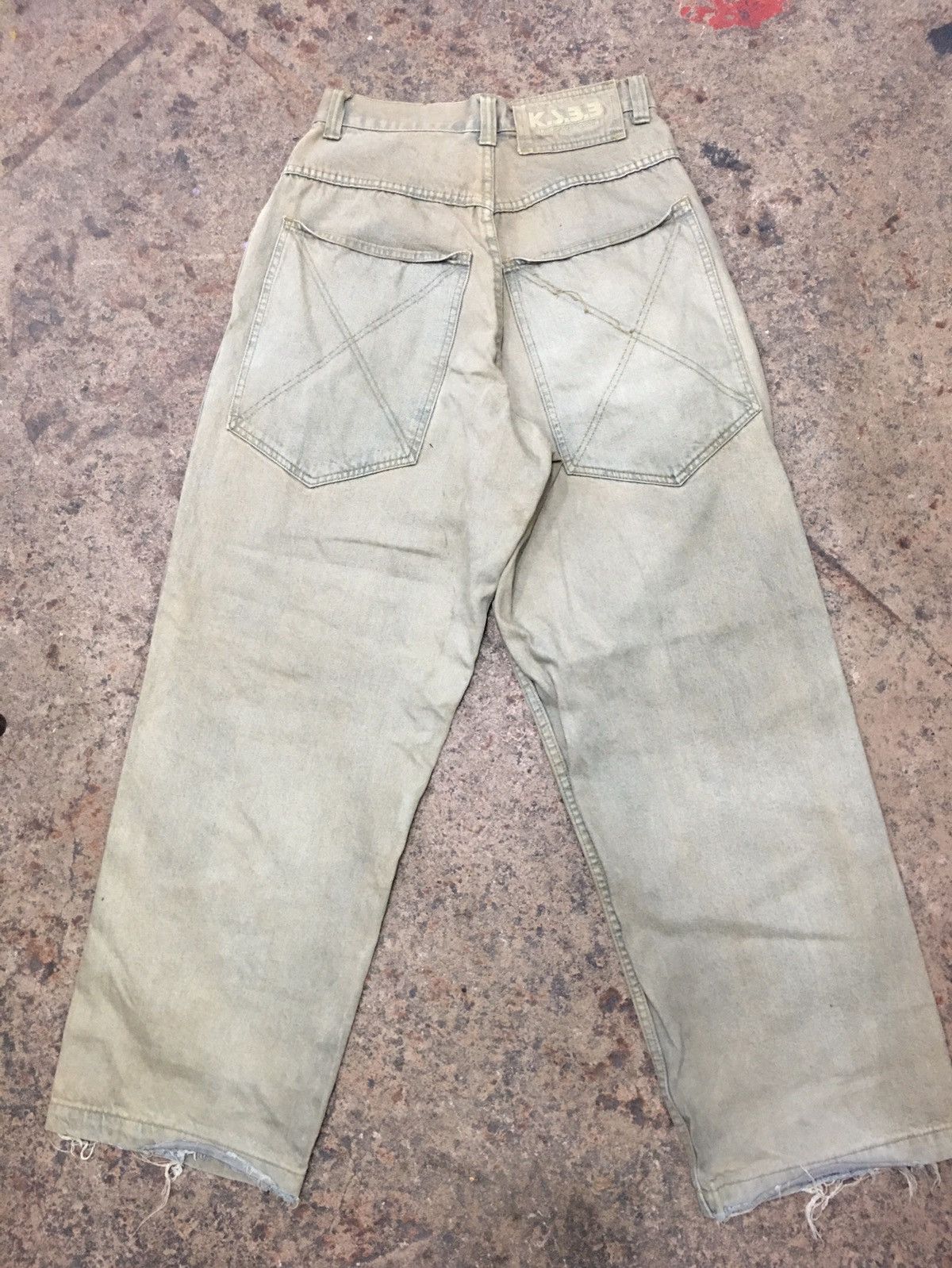 Other × Vintage 🔥VINTAGE Y2K KSBB BIG BACK POCKET BAGGY Size US 28 / EU 44 - 2 Thumbnail