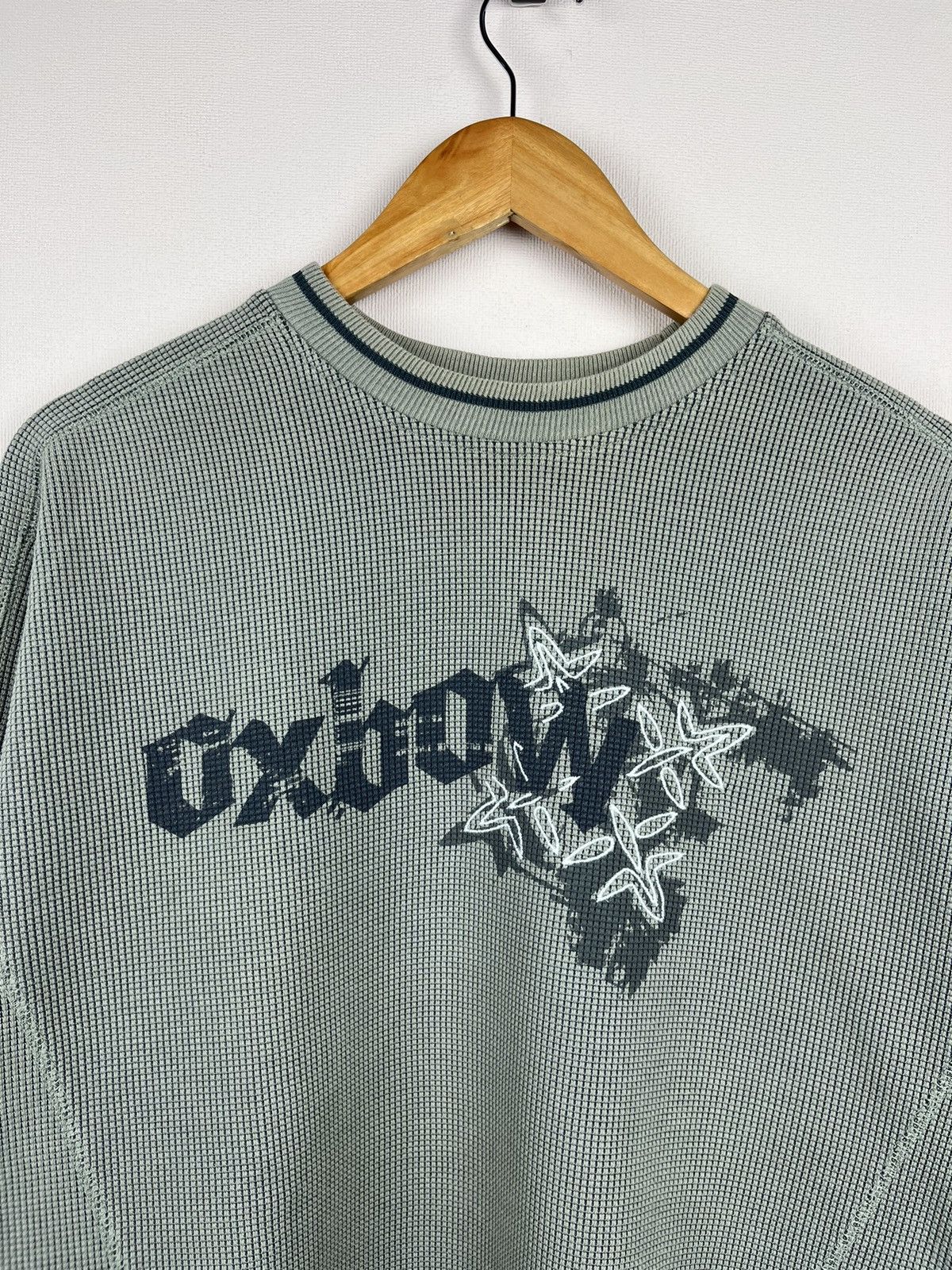 Oxbow Vintage Oxbow Surf Style Sweatshirt Big Logo Waffle Knit Size US S / EU 44-46 / 1 - 2 Thumbnail