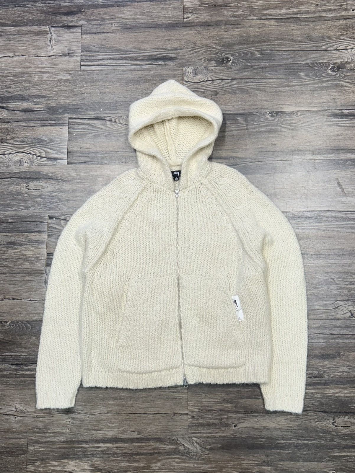 Stussy Stussy Chunky Wool Zip-Up Hoodie | Grailed