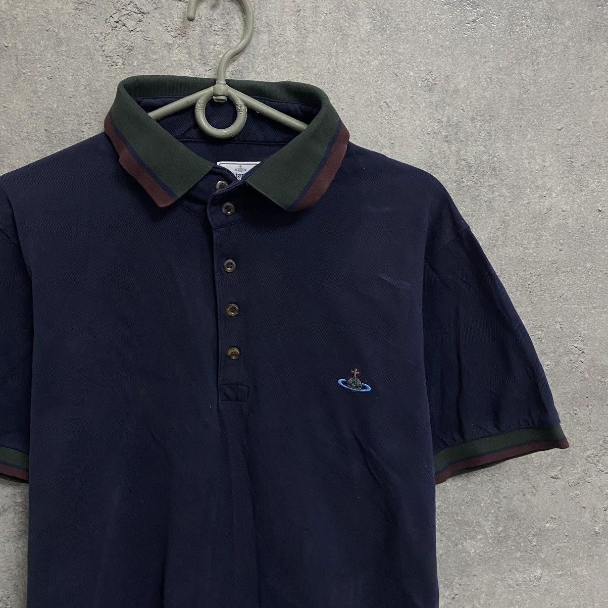 Vivienne Westwood Vivienne Westwood Polo T-Shirt Vintage Small Orb Logo Luxury Size US L / EU 52-54 / 3 - 5 Thumbnail