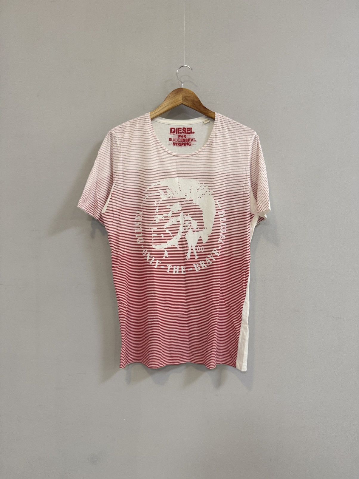 Diesel × Japanese Brand × Vintage Y2K Vintage Diesel Tee Shirt Archive Hype Size US L / EU 52-54 / 3 - 1 Thumbnail