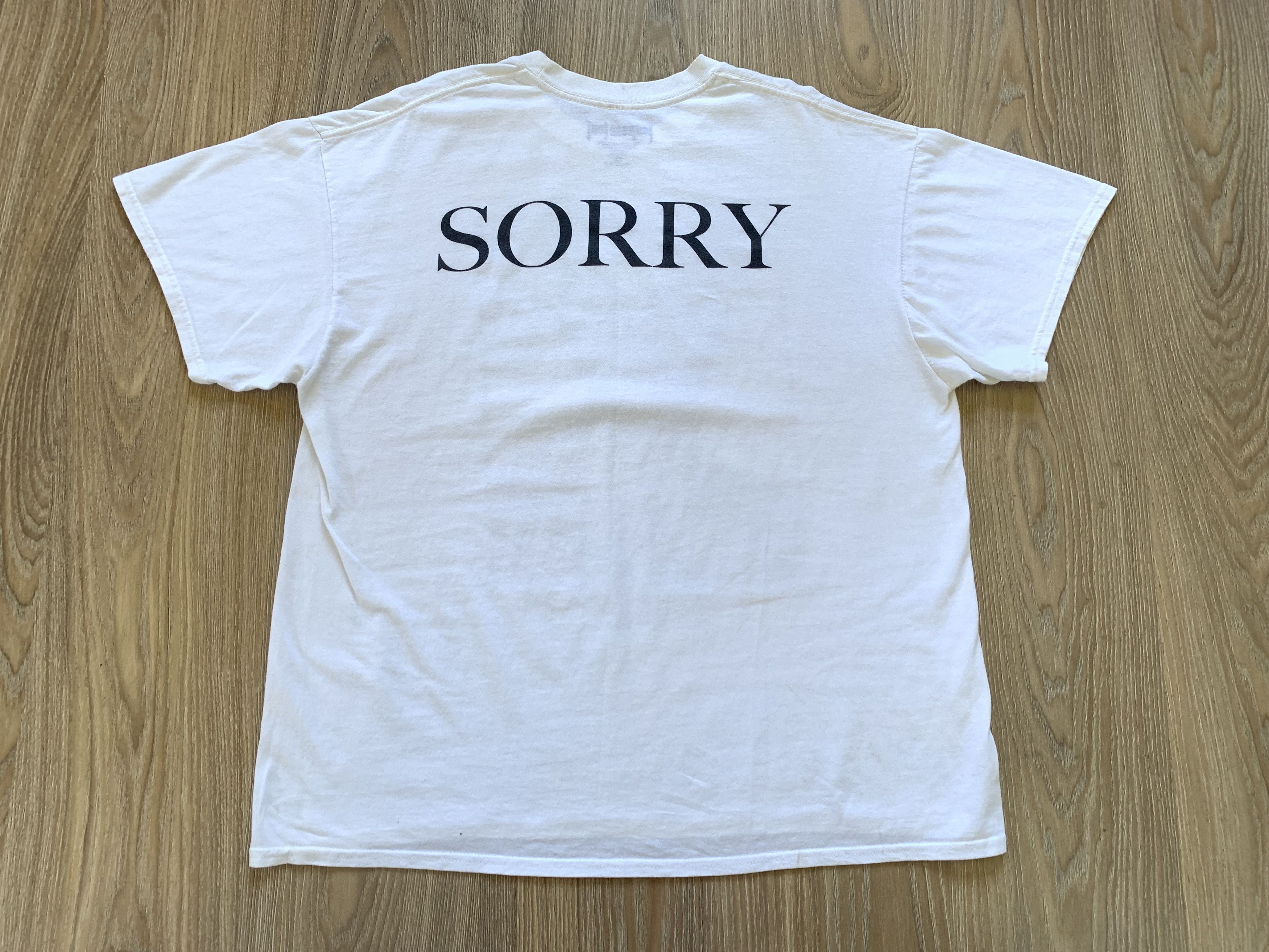 Bravado Justin Bieber Sorry Graphic Concert Tour T Shirt 2018 Size US XL / EU 56 / 4 - 3 Thumbnail