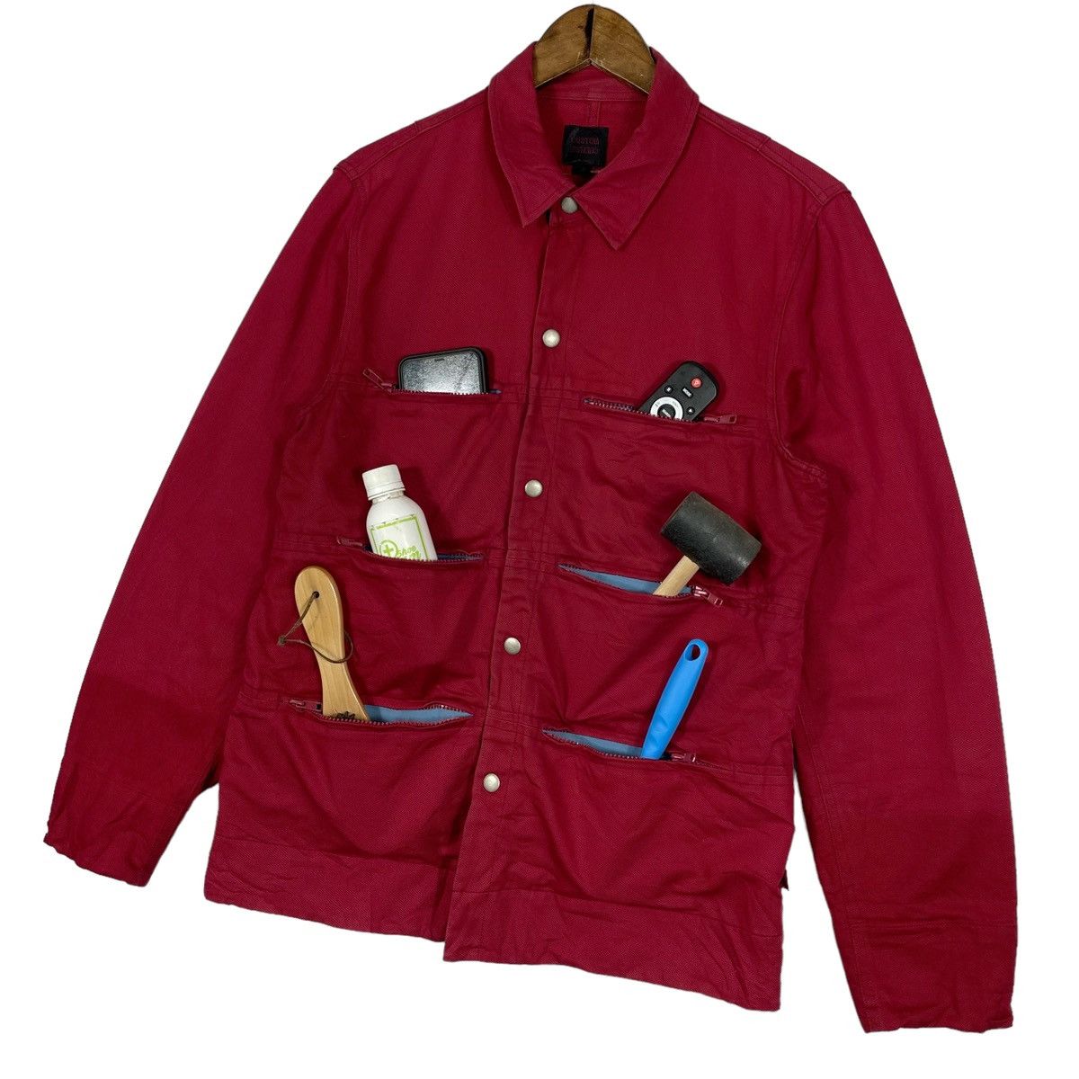 Custom Culture Multi Pocket Zipper Jacket