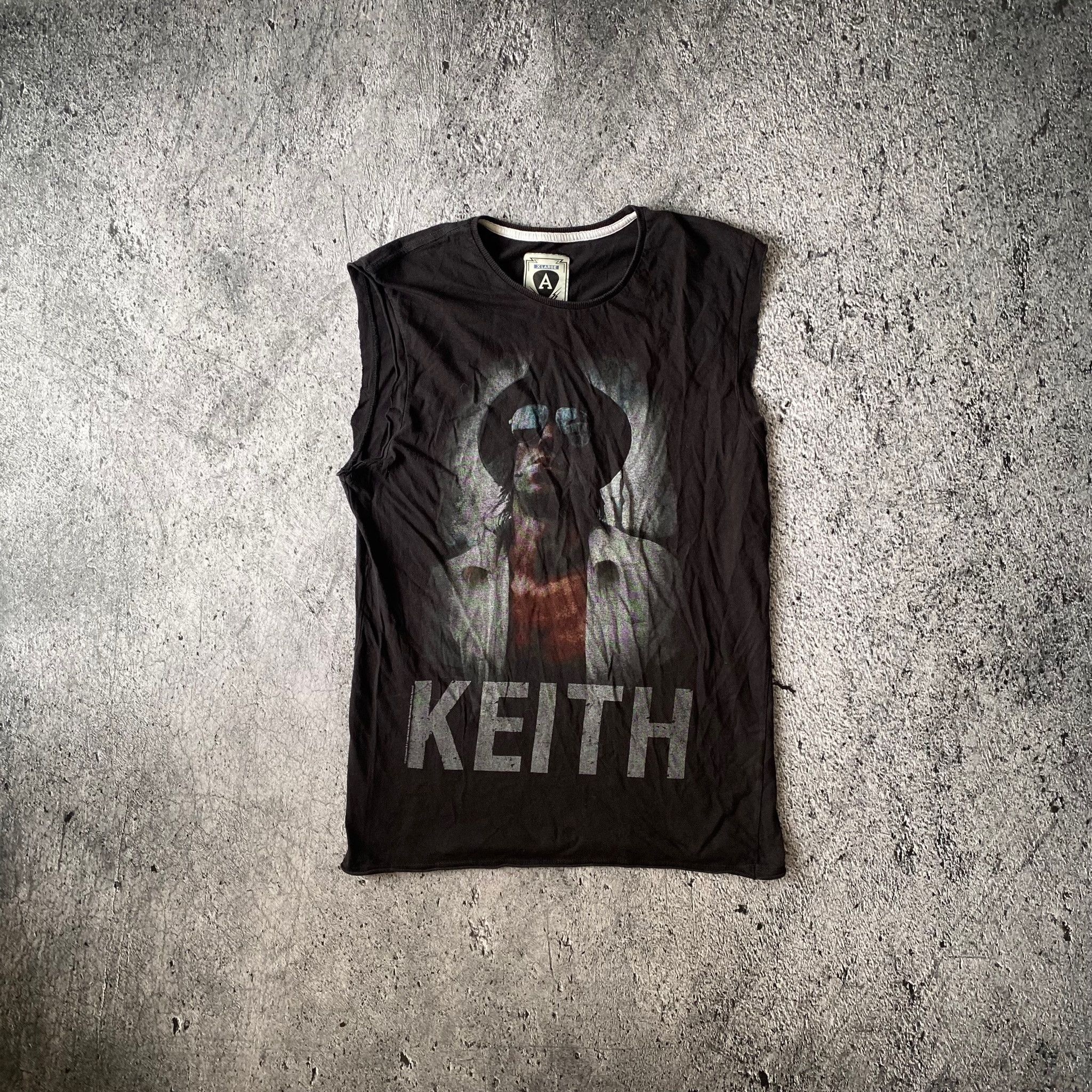 Band Tees Keith Richards The Rolling Stones Portrait Sleeveless 2012 Size US XL / EU 56 / 4 - 1 Thumbnail