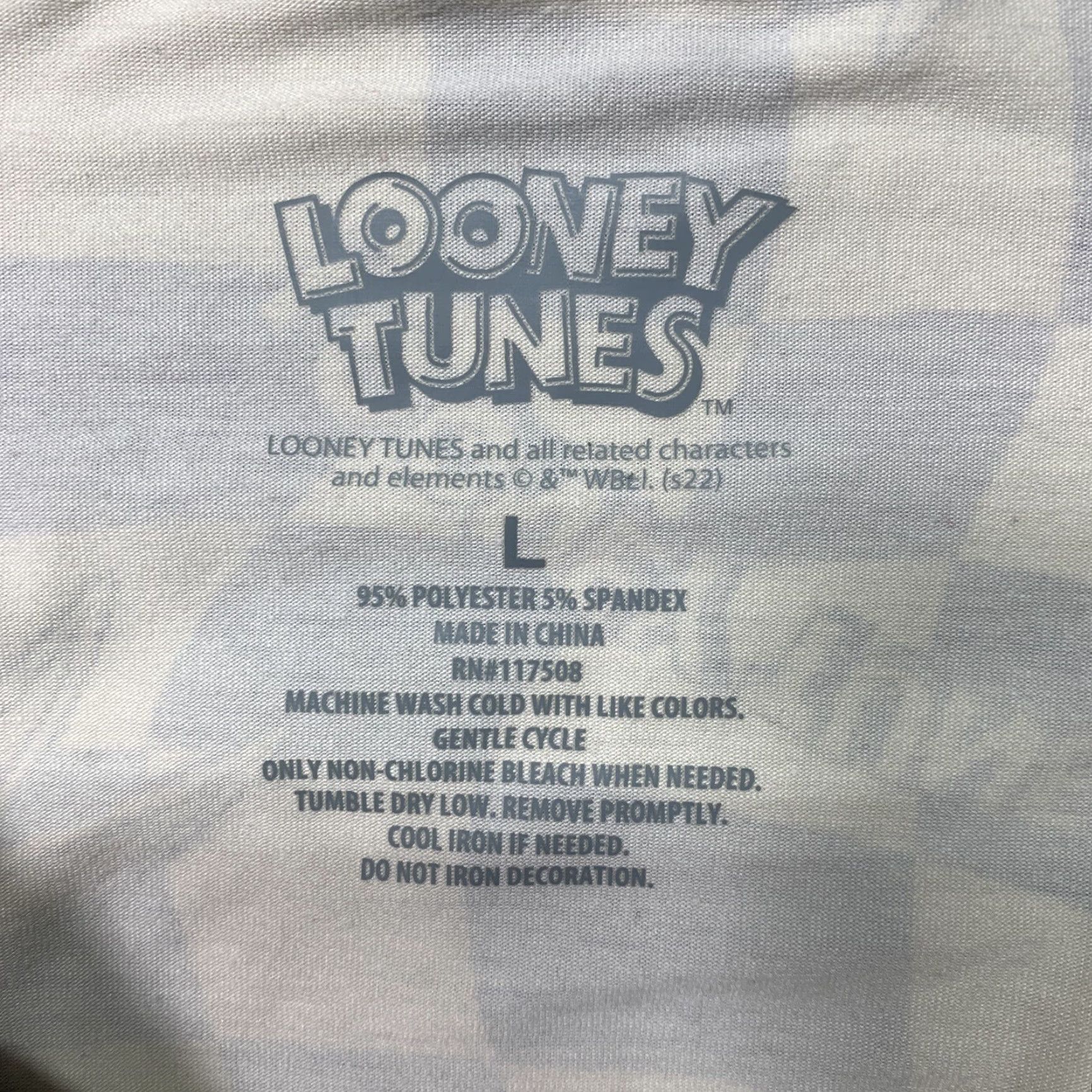Vintage Looney Tunes Skirt Women’s L Brown & Cream Mini Elastic Waist Daffy Bugs Bunny Tweety Sylvester Taz NWT Shirt? Size 36" / US 14 / IT 50 - 5 Thumbnail