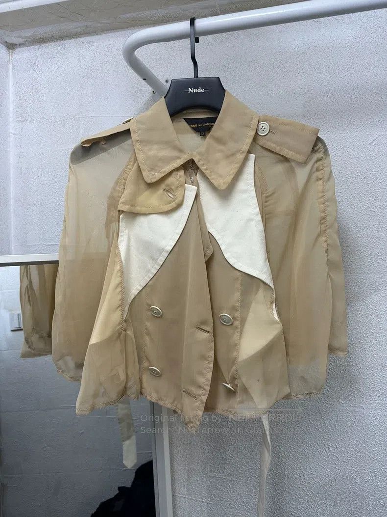 Comme des Garcons Chiffon Biker Shawl